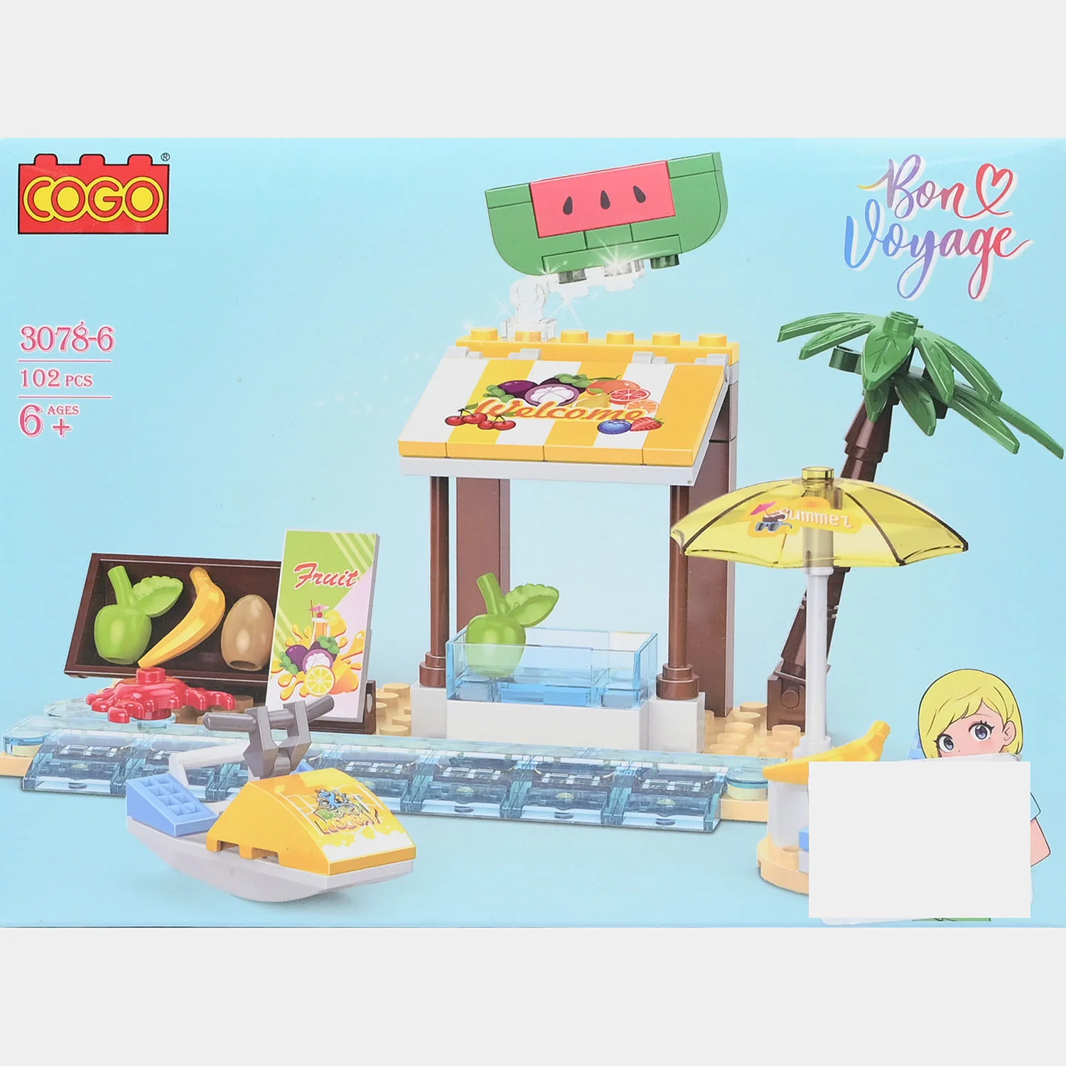 Fruit Stall Building Blocks Set for Kids - Image 3