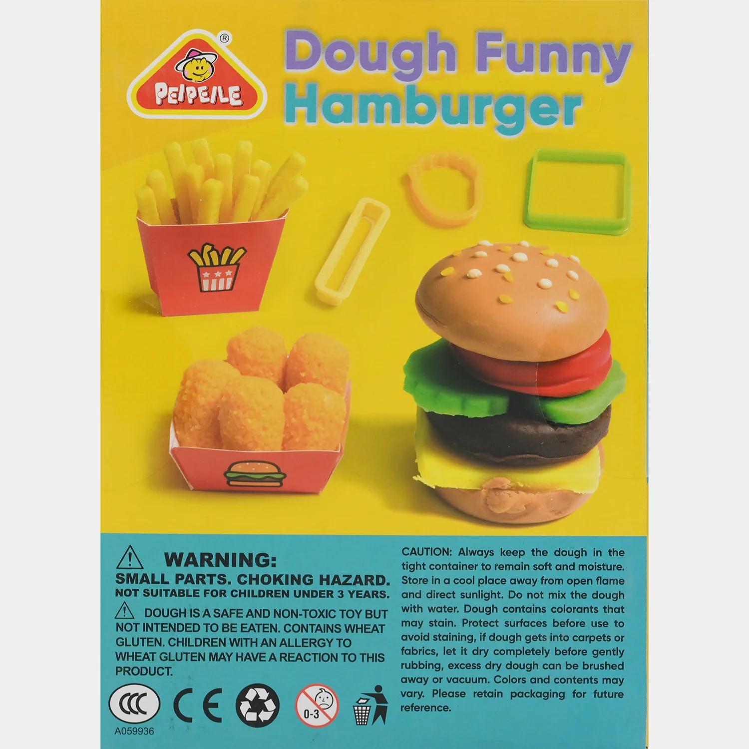 Funny Hamburger Dough Set - Image 5