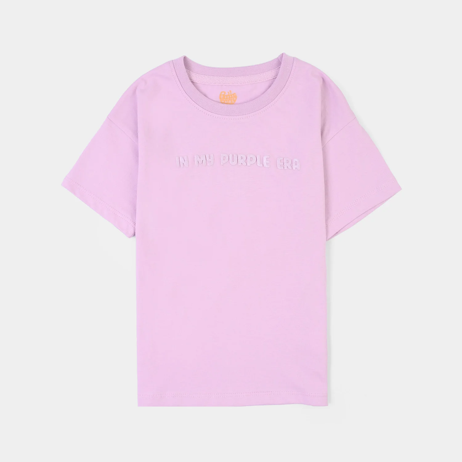 Girls 2x1 Rib T-Shirt Purple ERA