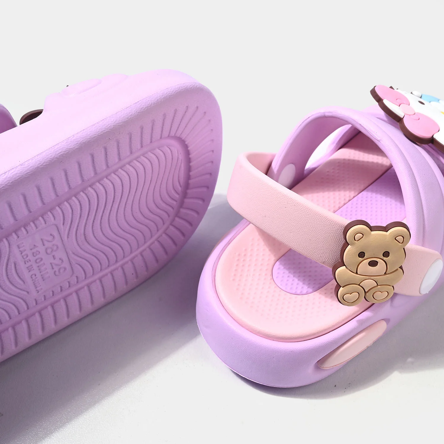 Girls Clogs 008-Y48-Purple - Image 2