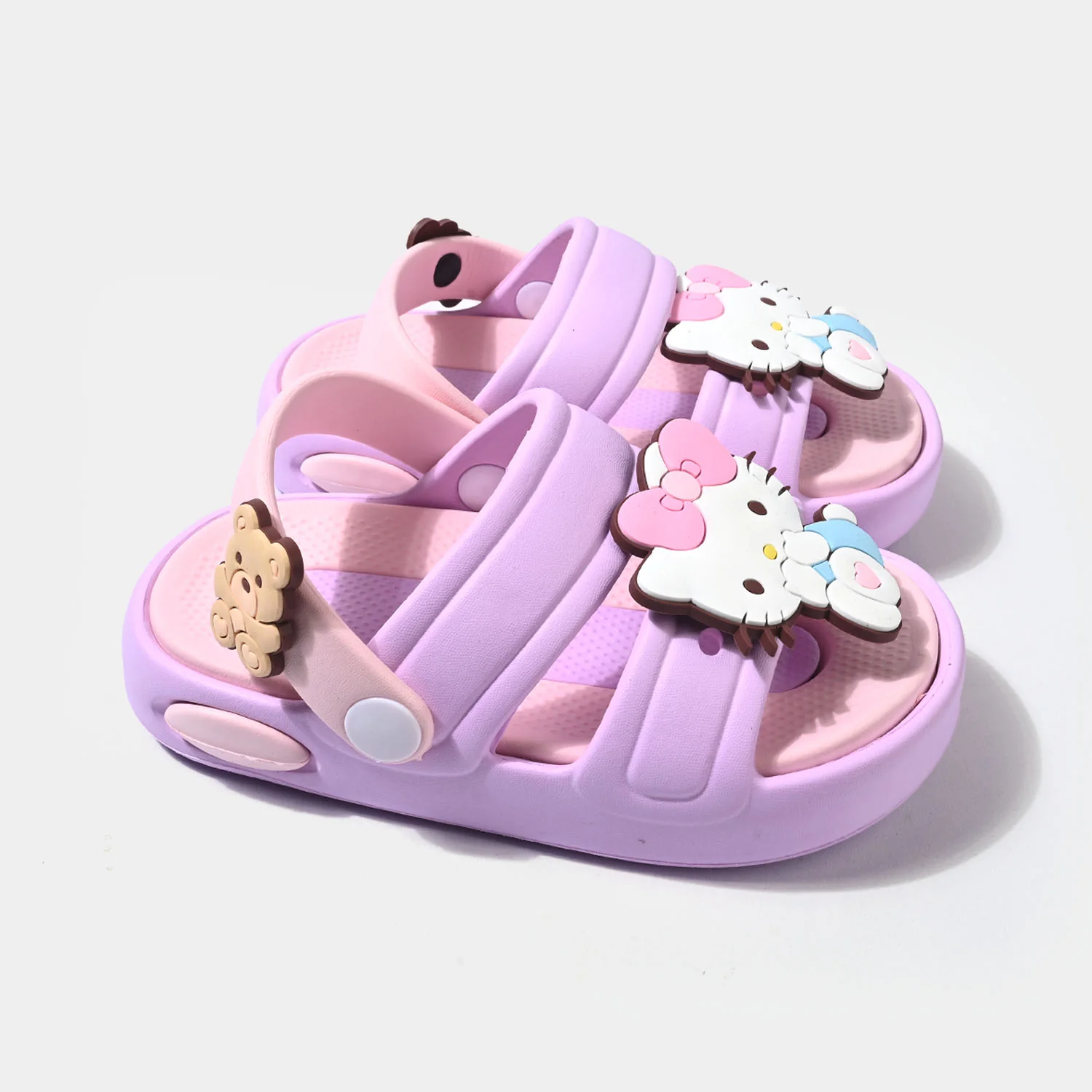 Girls Clogs 008-Y48-Purple - Image 3