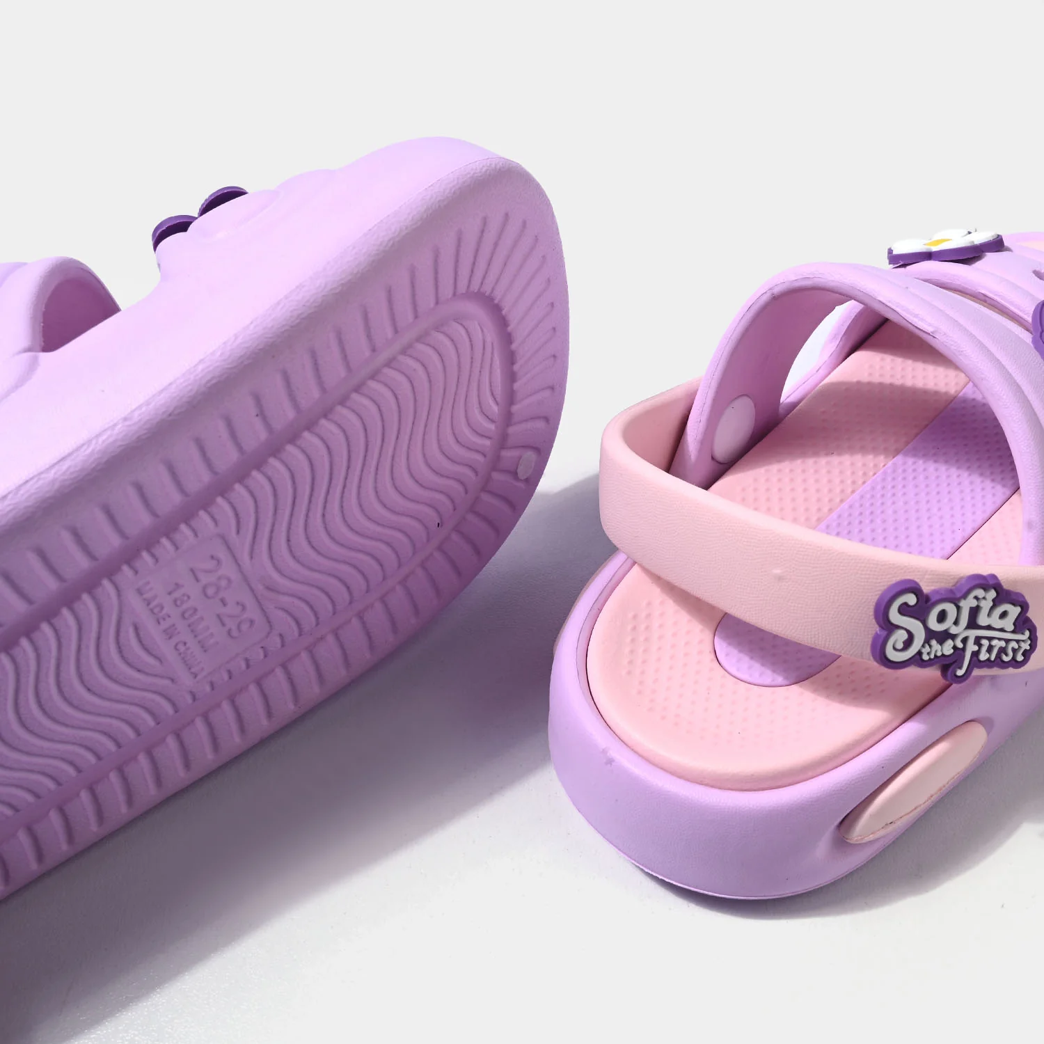 Girls Clogs 008-Y49-Purple - Image 2