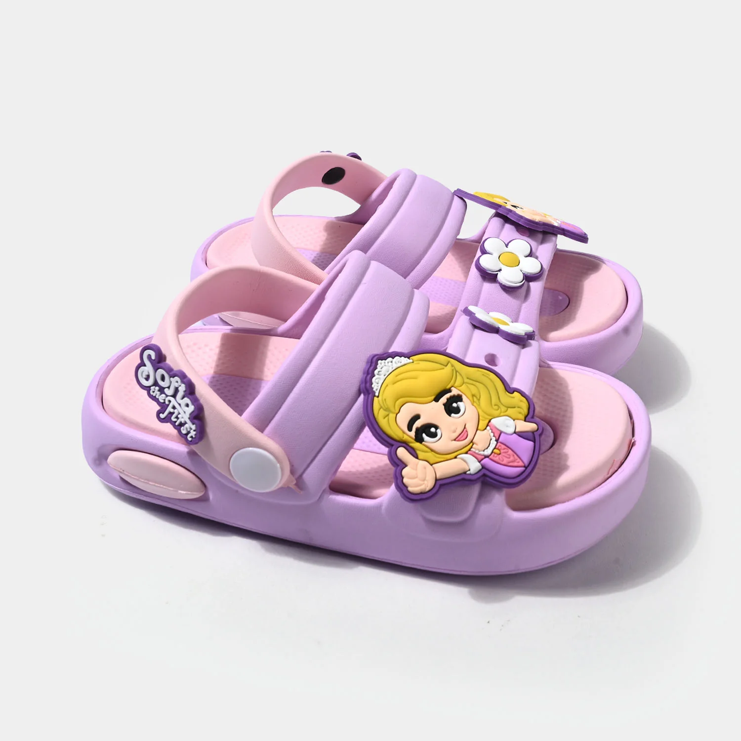 Girls Clogs 008-Y49-Purple - Image 3