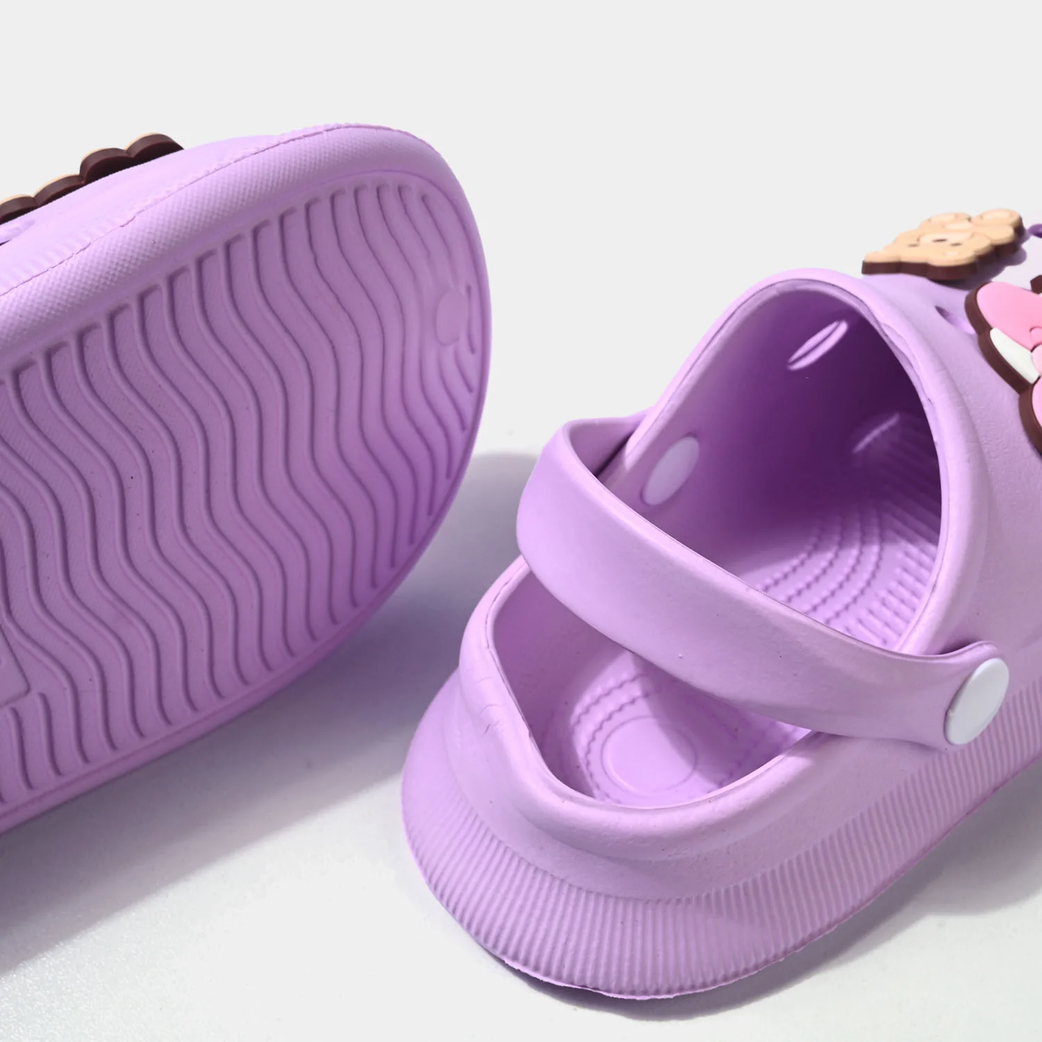 Girls Clogs 3501-2KT-Purple - Image 2