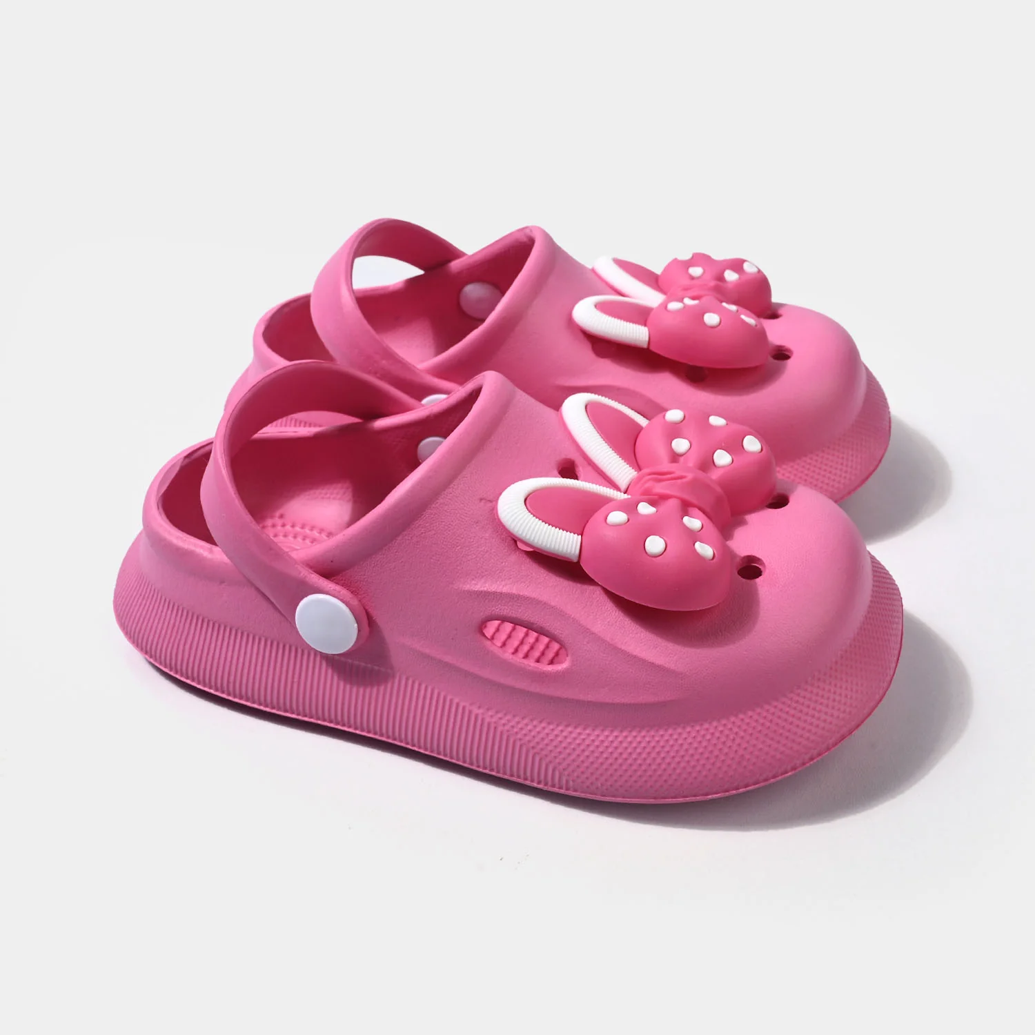 Girls Clogs 3501-Fuchsia - Image 3