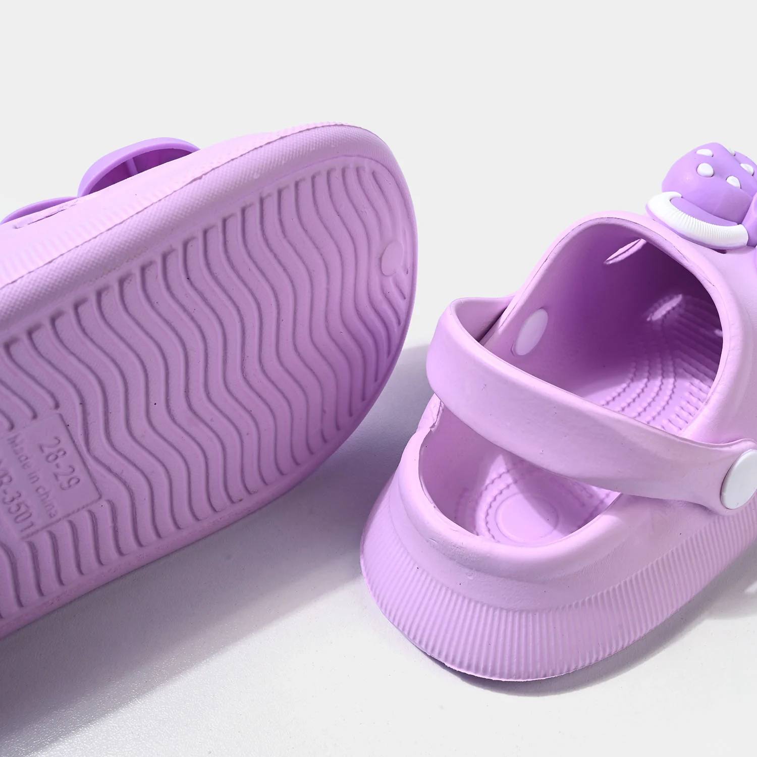 Girls Clogs 3501-Purple - Image 2