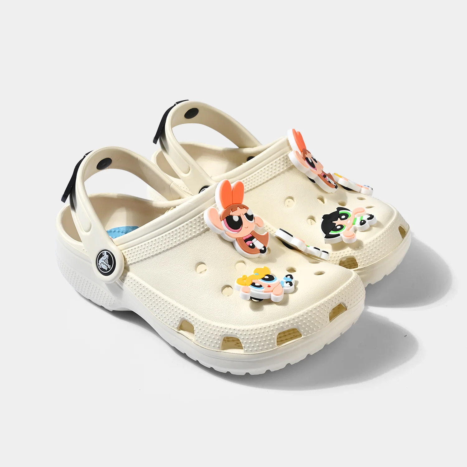 Girls Clogs 5828-158-WHITE - Image 3