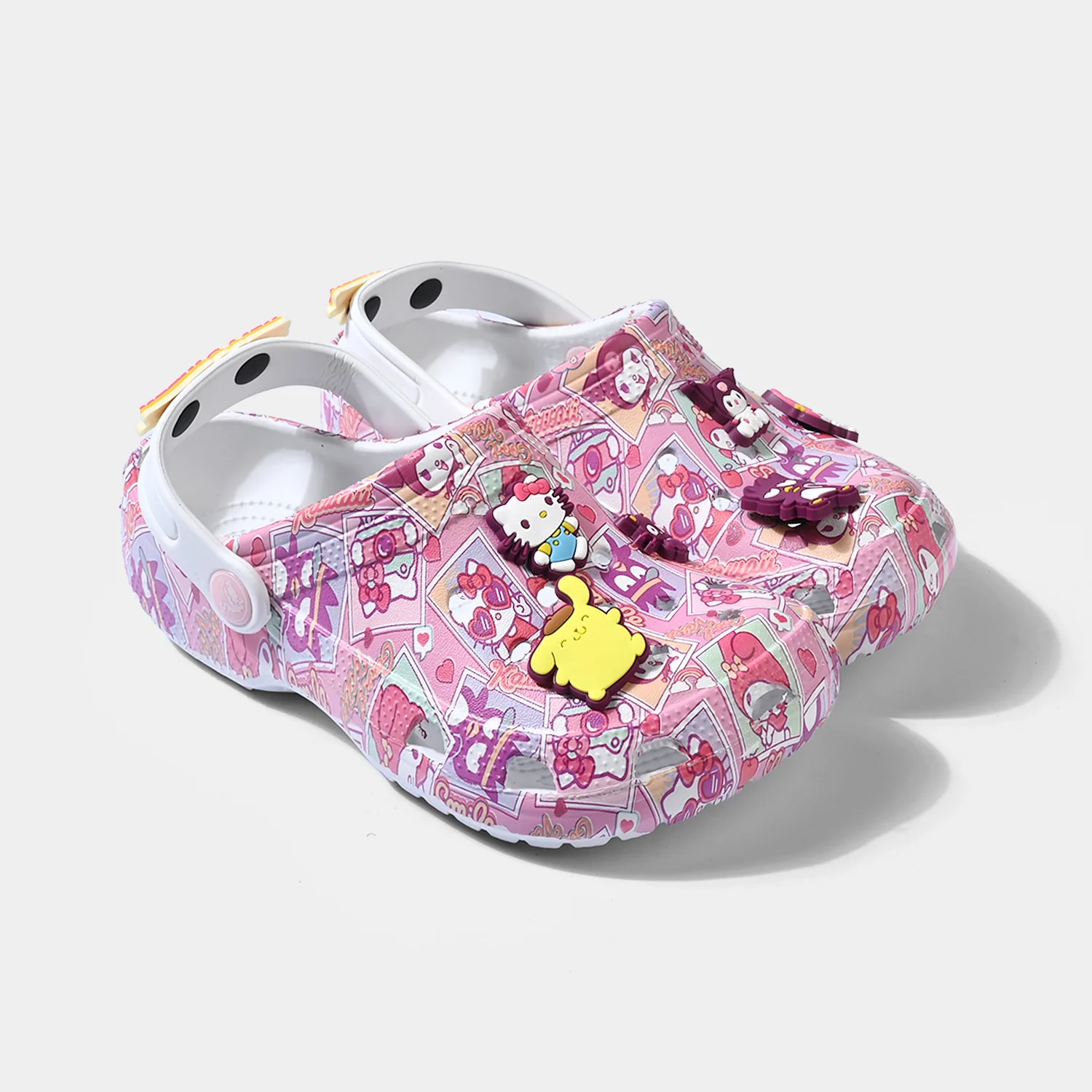 Girls Clogs 5828-20-PURPLE - Image 3