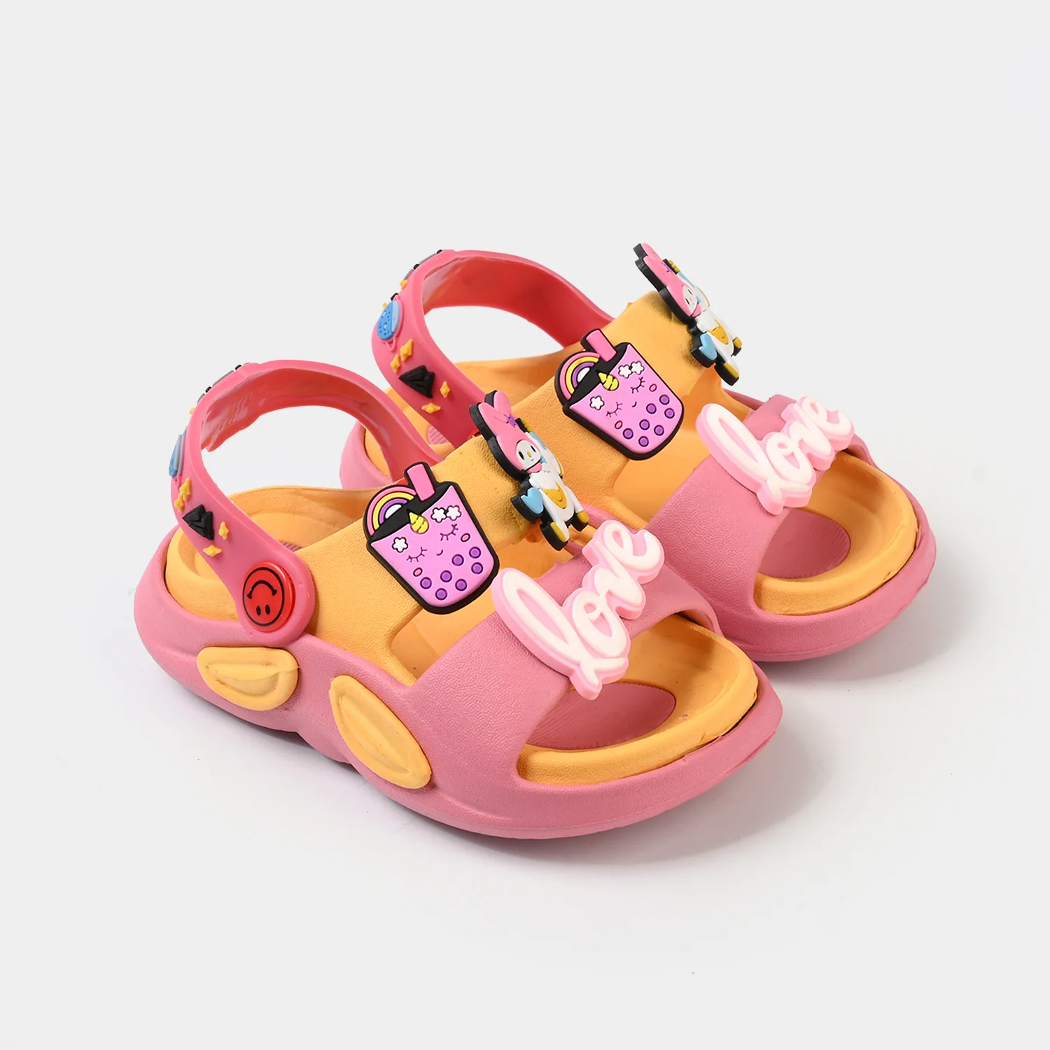 Girls Clogs ER-0330-Pink - Image 3