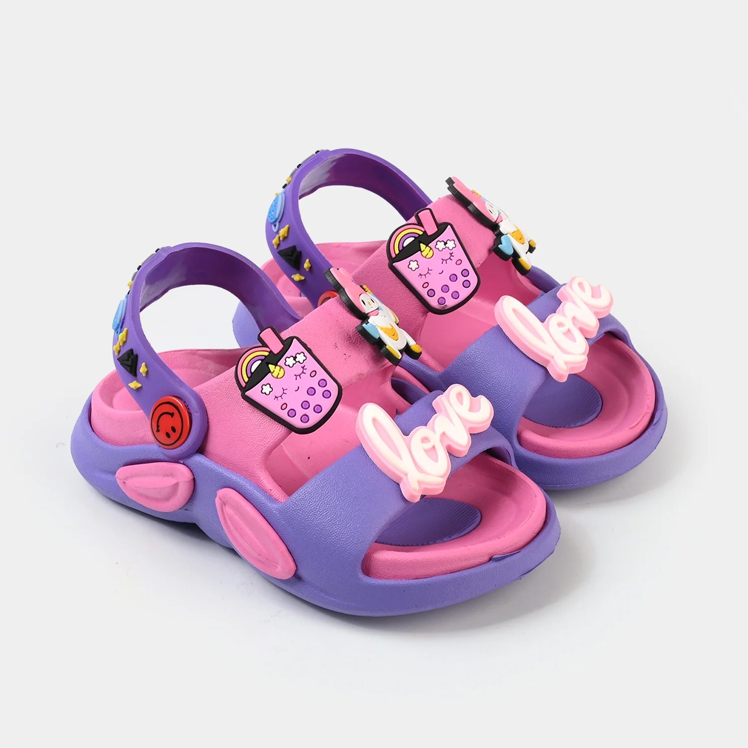 Girls Clogs ER-0330-Purple - Image 3