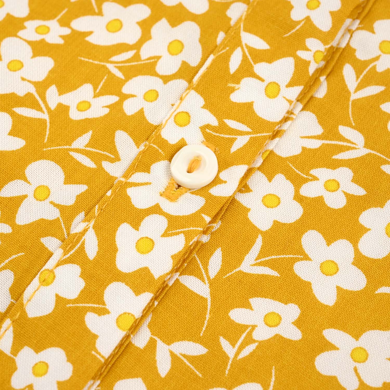 Girls Cotton Casual Top Honey -YELLOW - Image 3