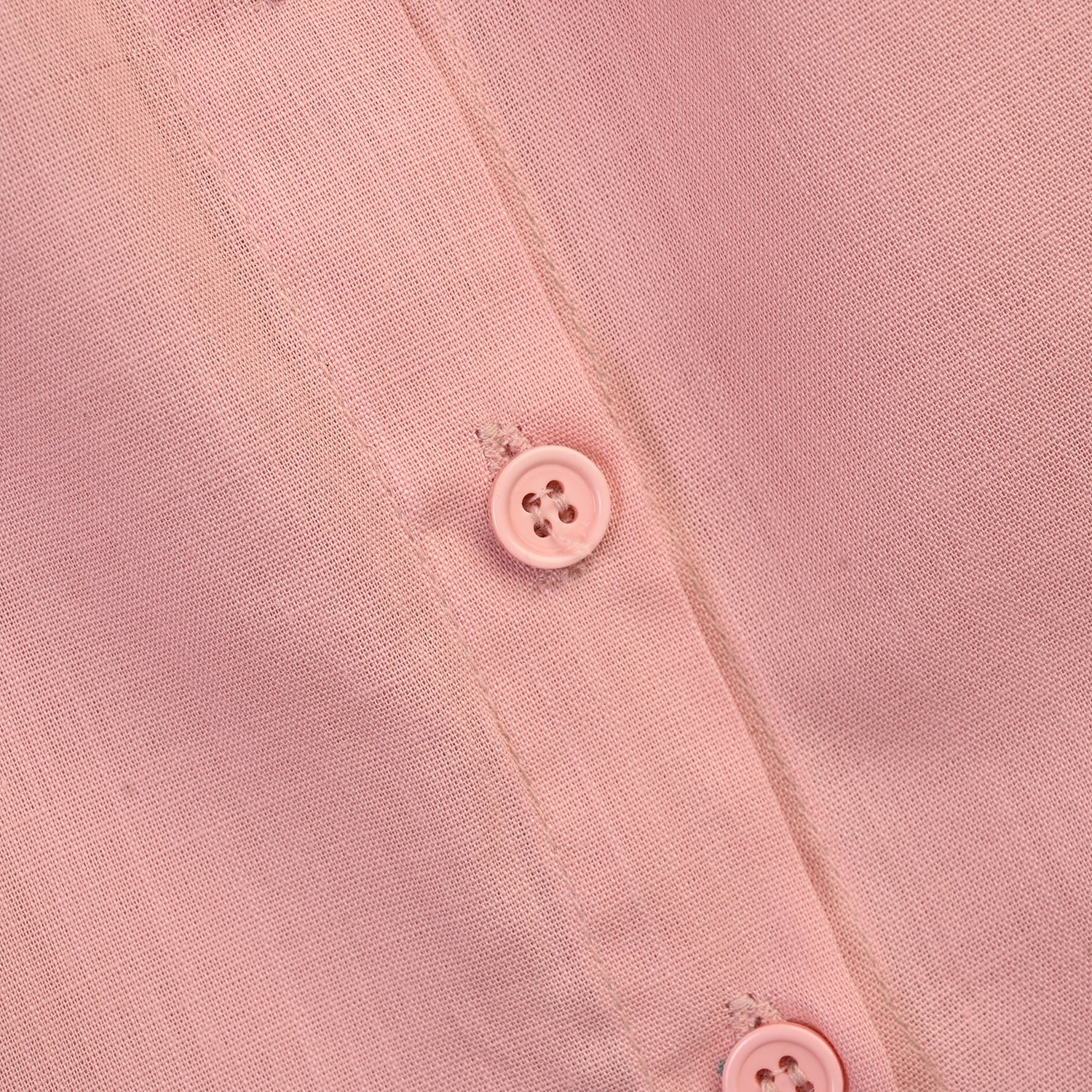 Girls Cotton Casual Top Pearls-Pink - Image 3
