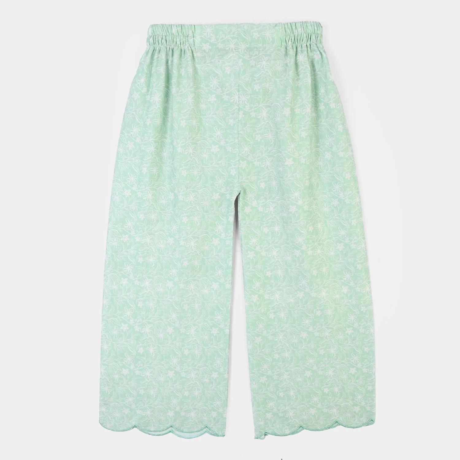 Girls Cotton Co-Ord Set Botanic-GREEN - Image 5