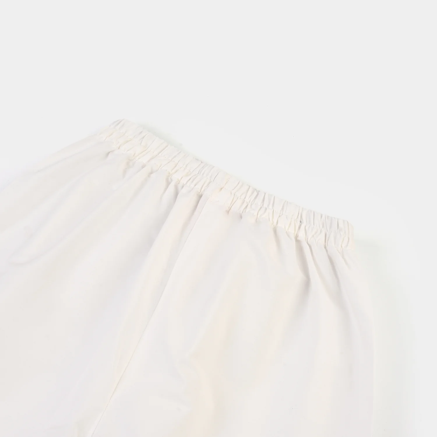 Girls Cotton Emb Culotte -WHITE - Image 3