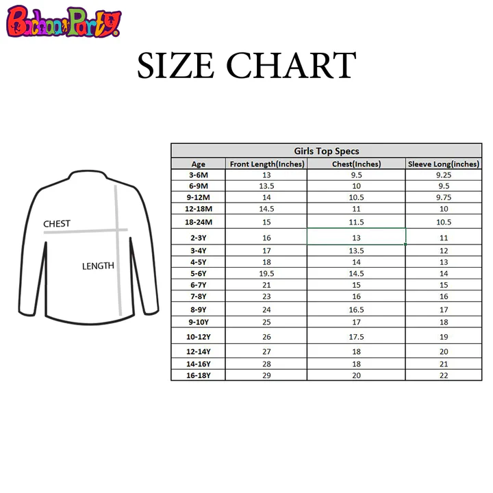 Girls Cotton Embroidered Top - Multi - Image 4