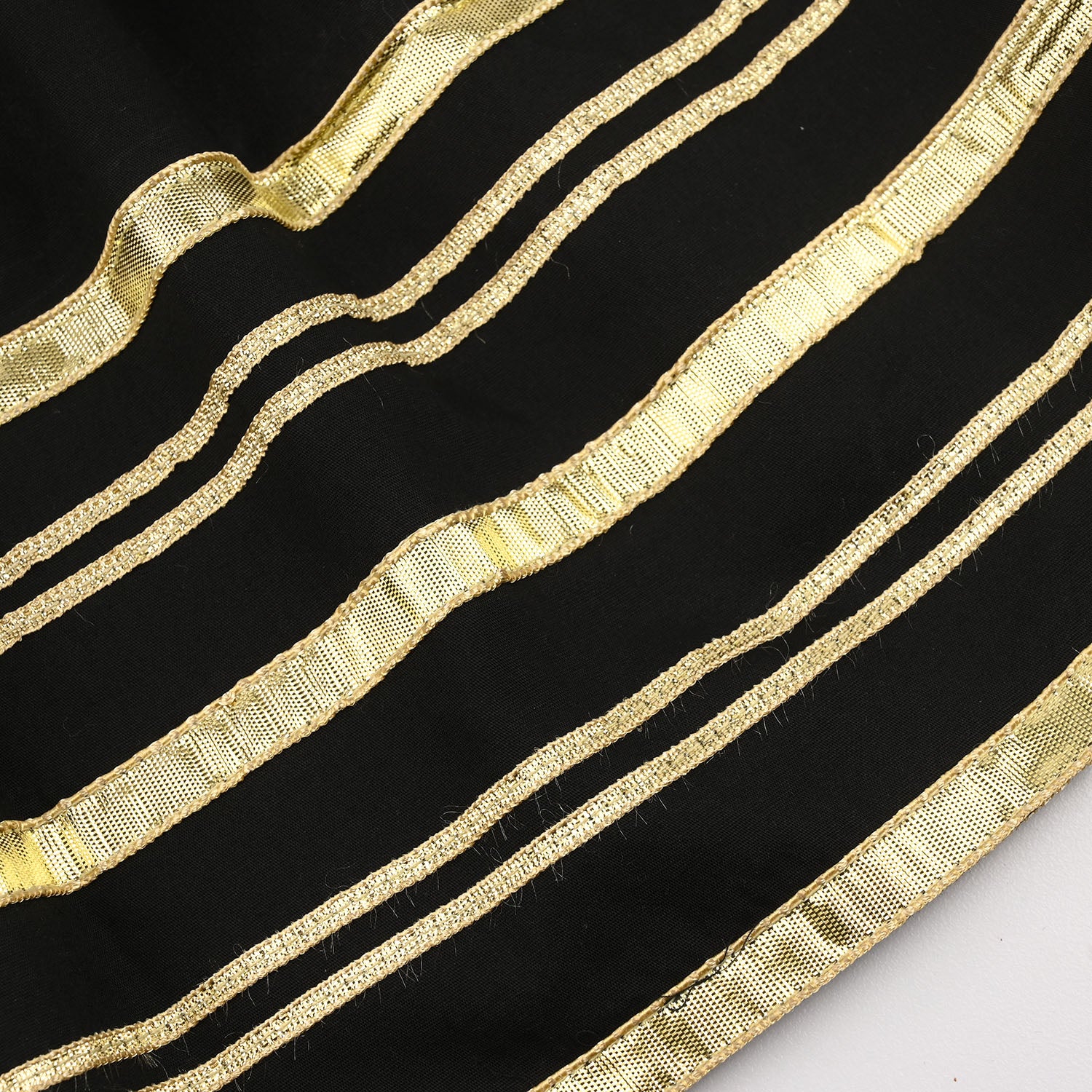 Girls Cotton Flared Gharara - BLACK - Image 2