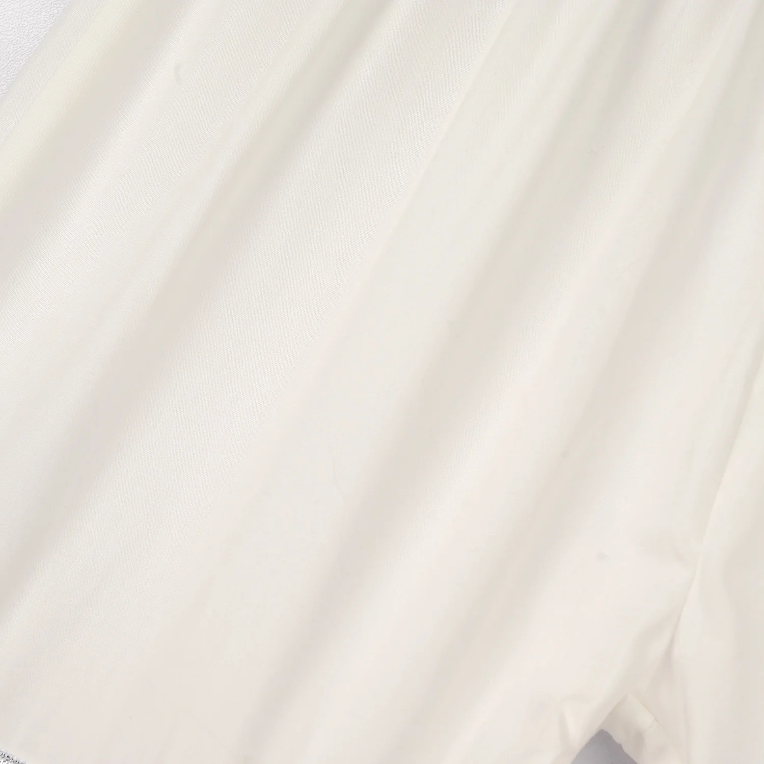 Girls Cotton Gharara (Layered) - White - Image 3