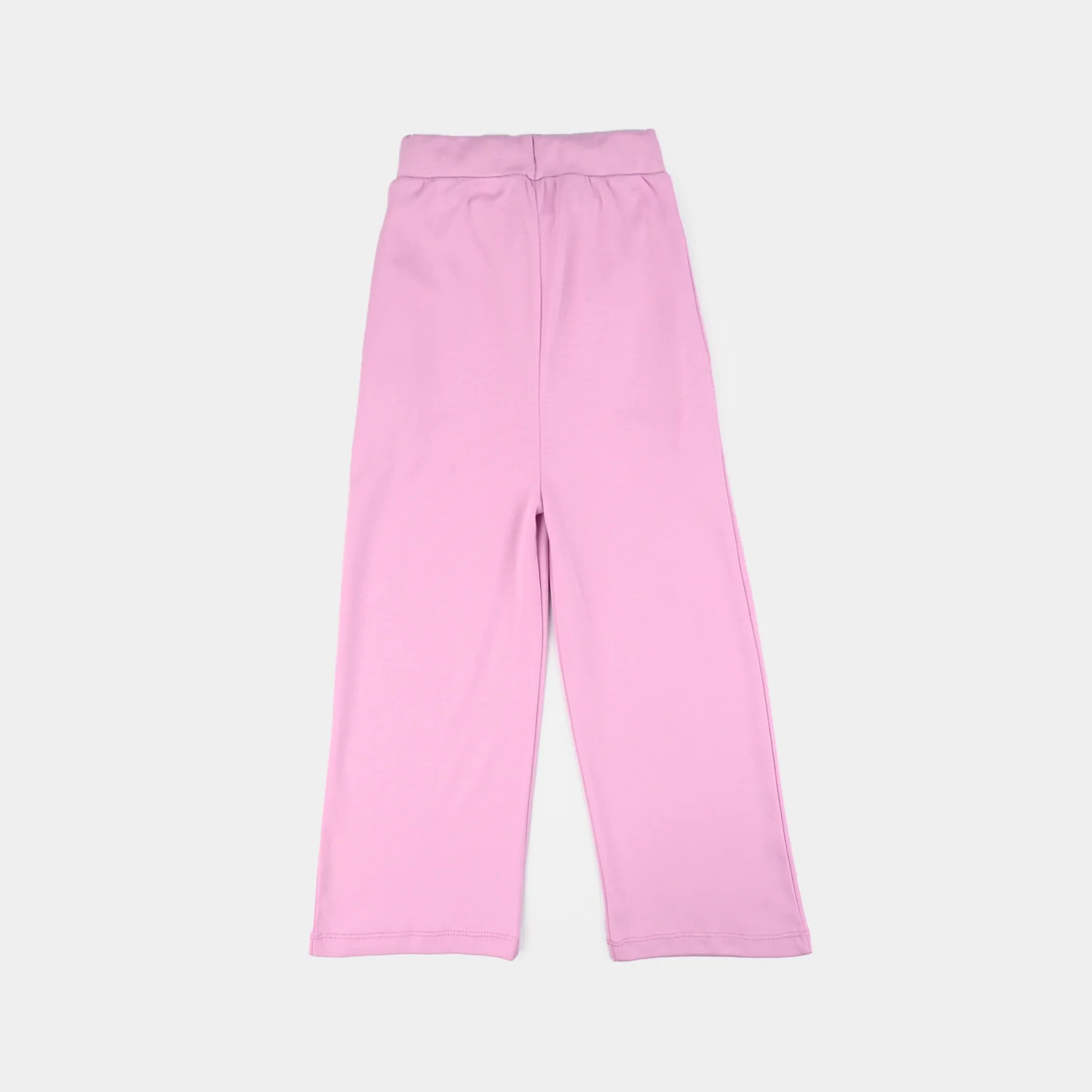 Girls Cotton Interlock 2-Piece Suit (Smiley Face) - Pink - Image 8