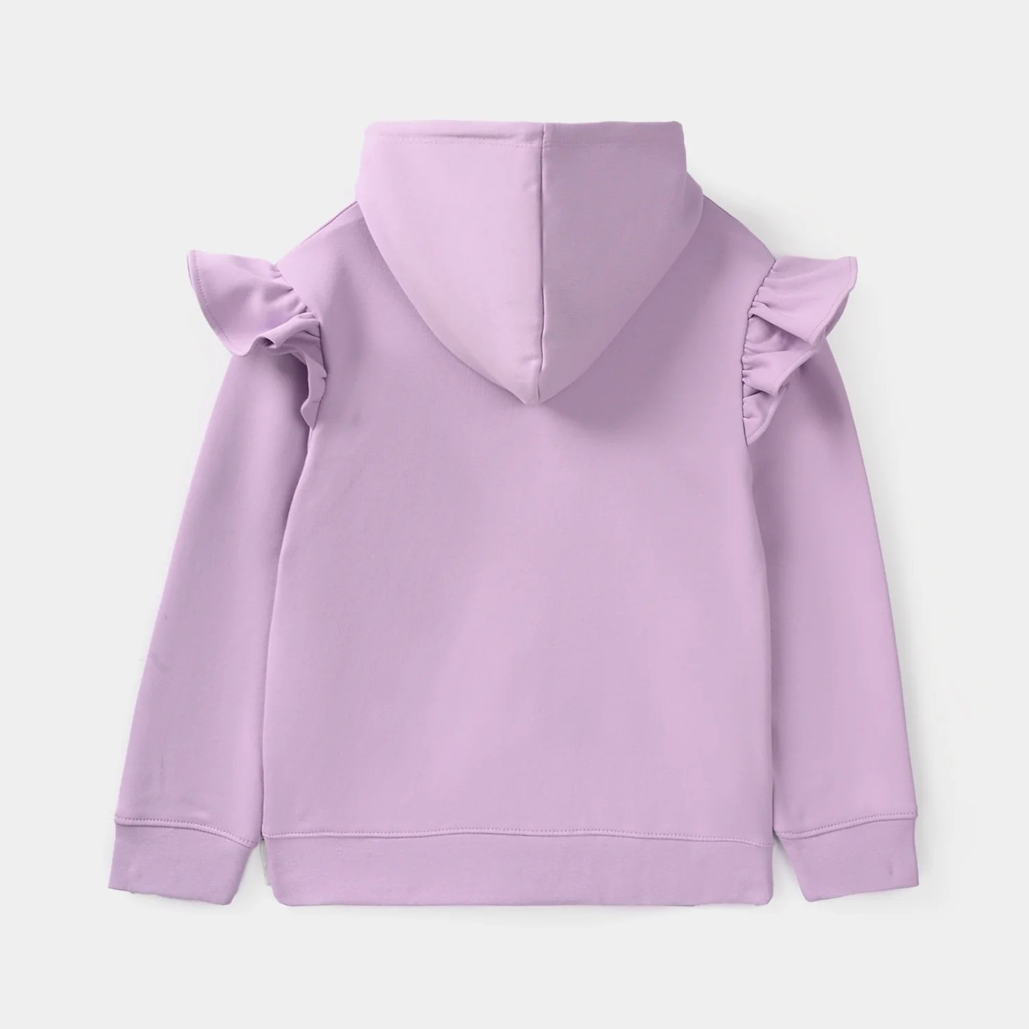 Girls Cotton Interlock Knitted Jacket Butterfly - Purple - Image 4