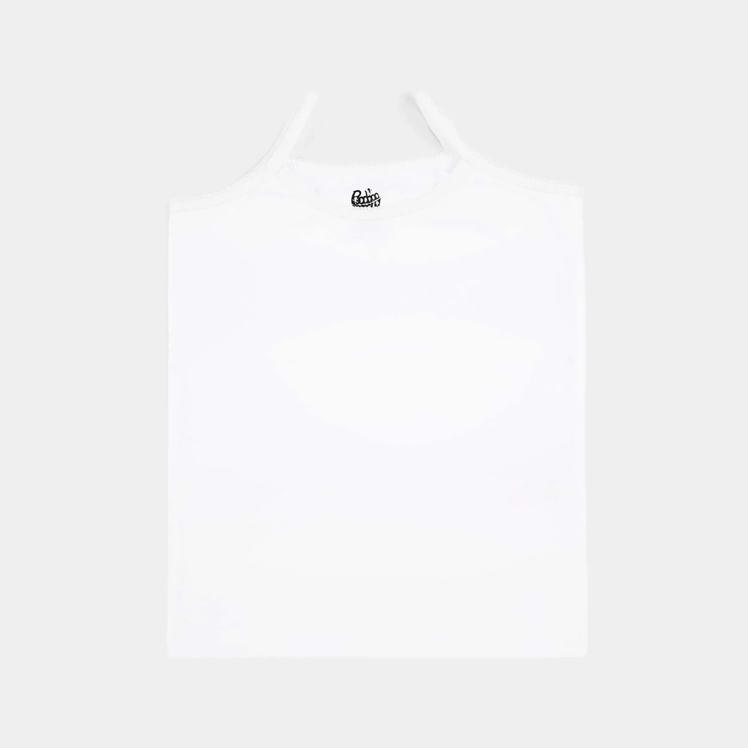 Girls Cotton Jersey Cami Pack of 2 (Basic) - White - Image 2