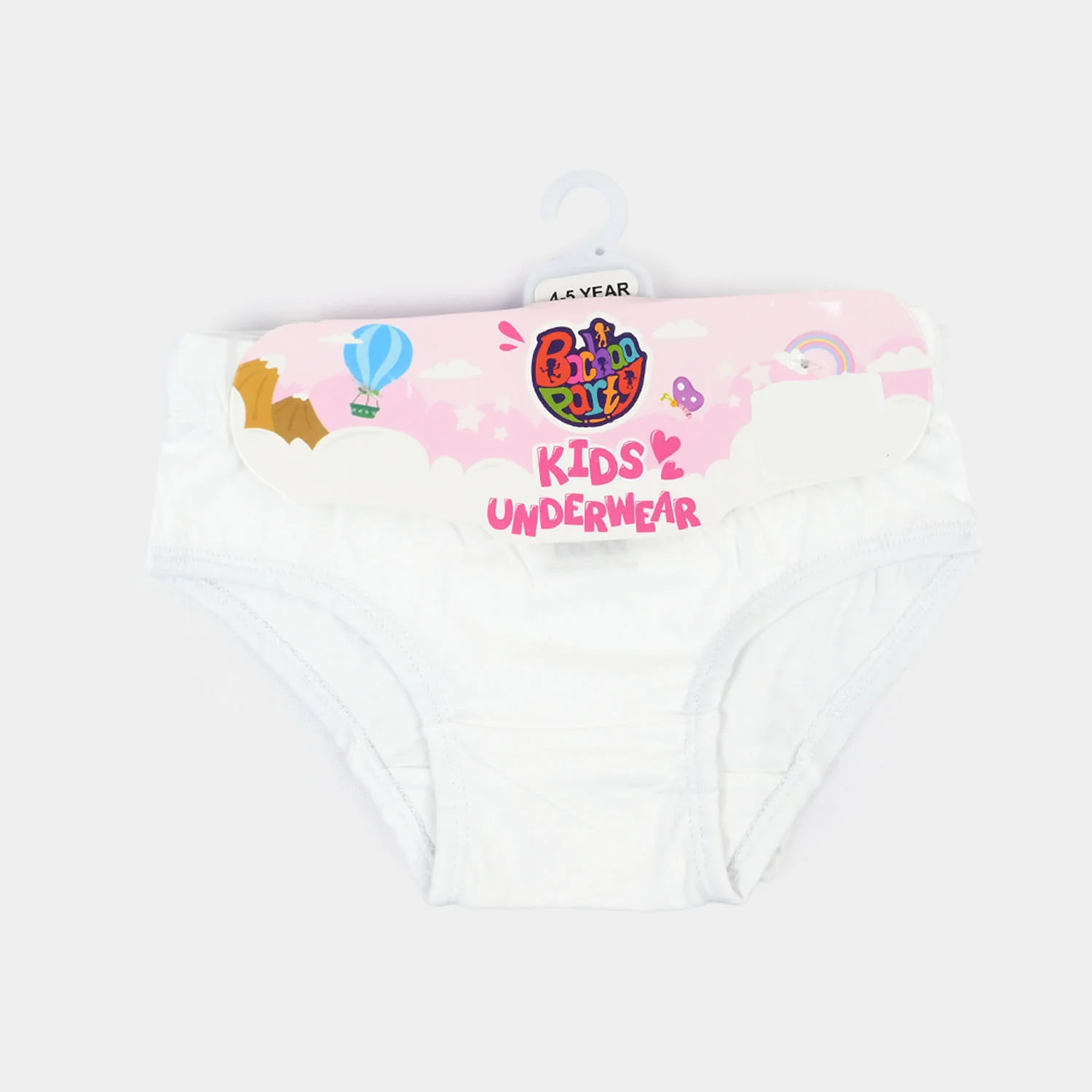 Girls Cotton Jersey Panties Pack of 2 - White - Image 3