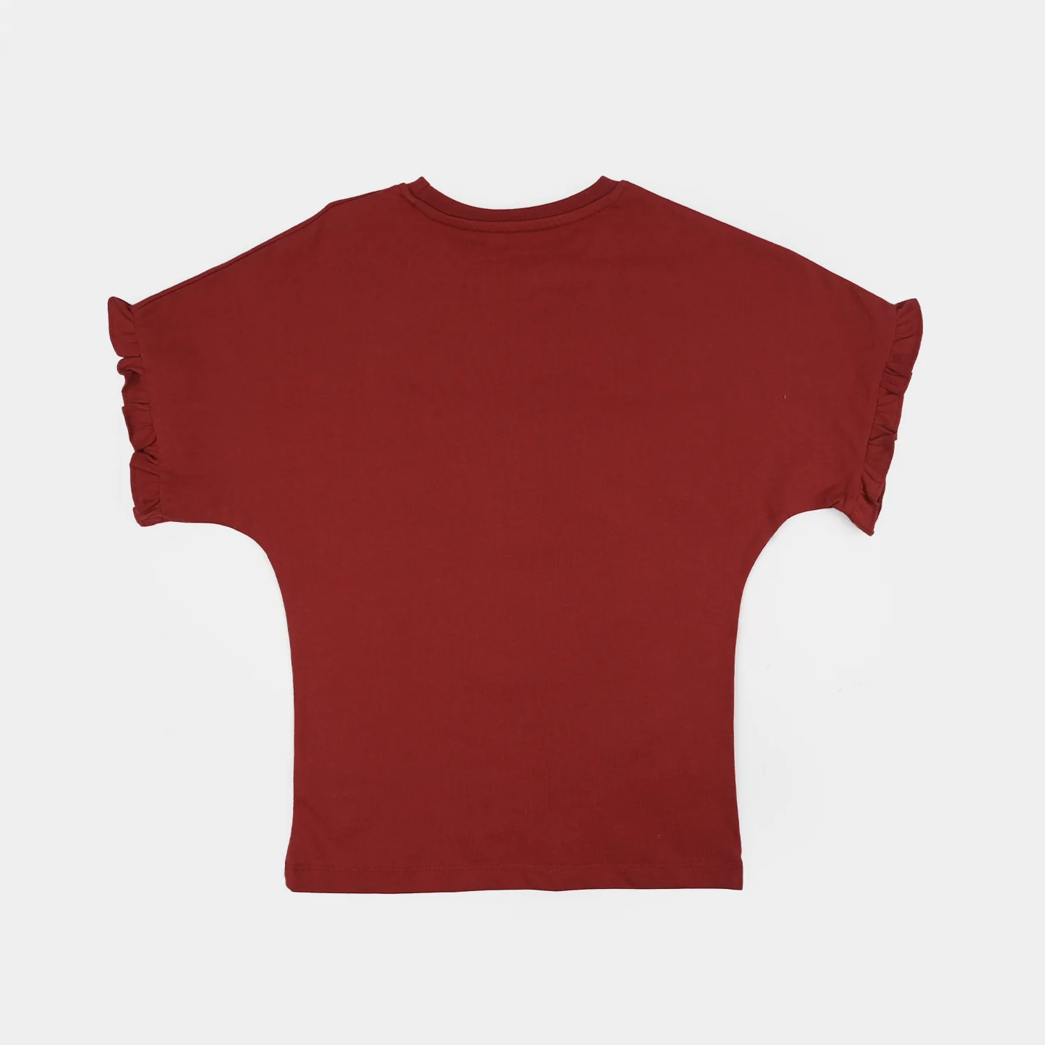 Girls Cotton Jersey T-Shirt Love Star-RED - Image 7