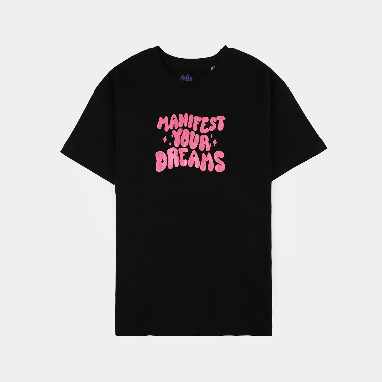 Girls Cotton Jersey T-Shirt H/S MANIFEST-BLACK
