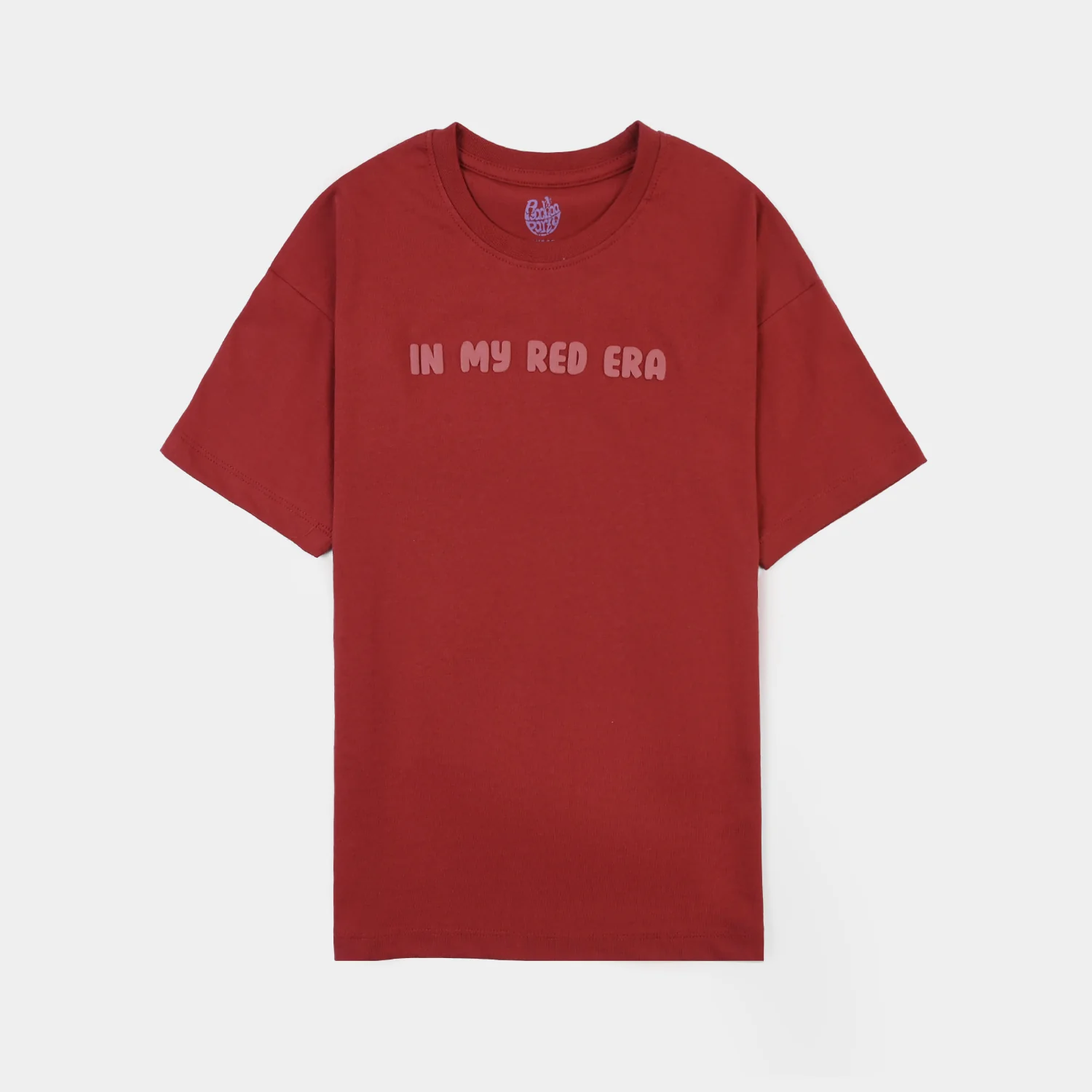 Girls Cotton Jersey T-Shirt H/S Red Era-RED