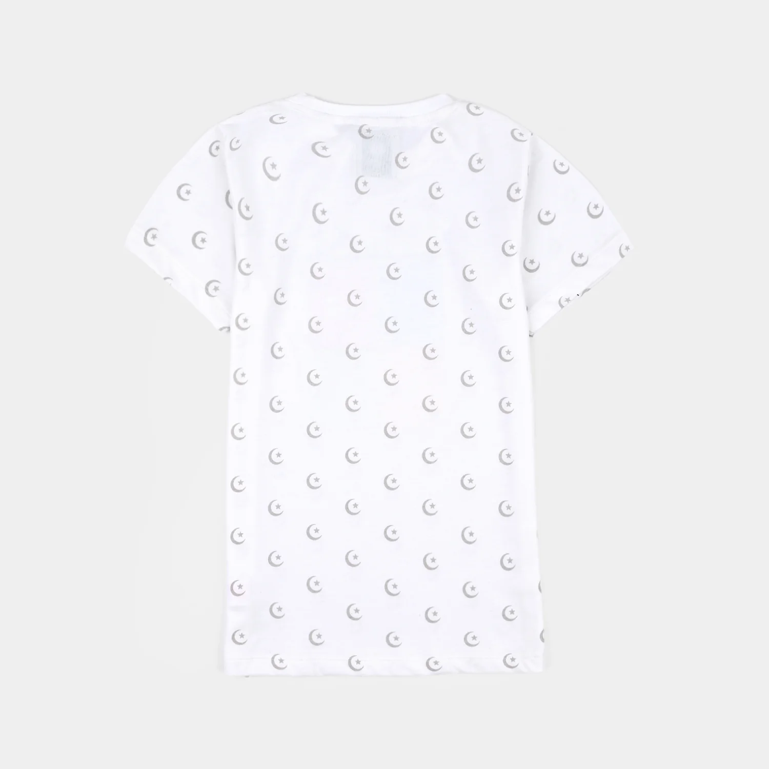 Girls Cotton Jersey T-Shirt Rang-e-Azaadi-White - Image 6