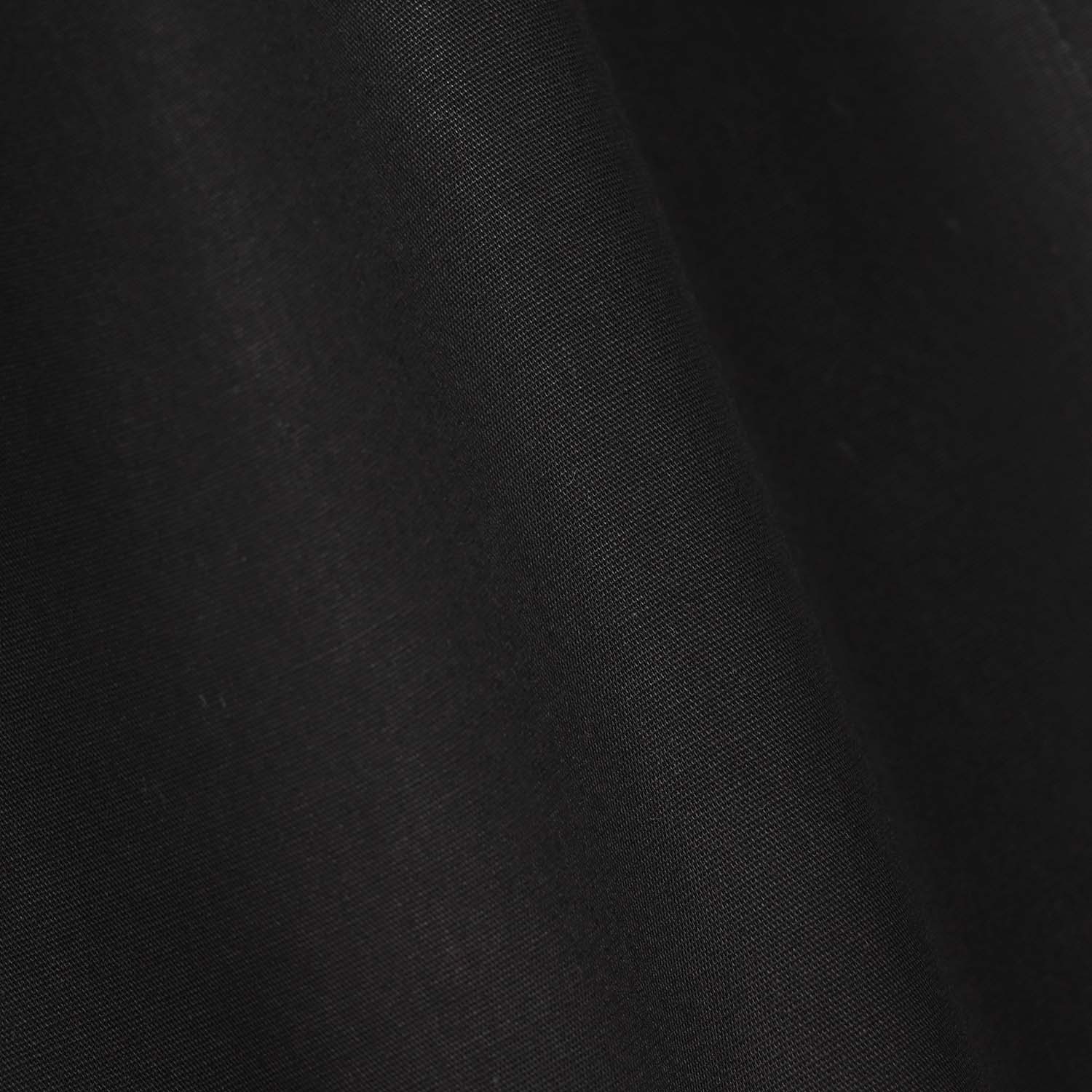 Girls Cotton Pants (Scallops) – Black - Image 2