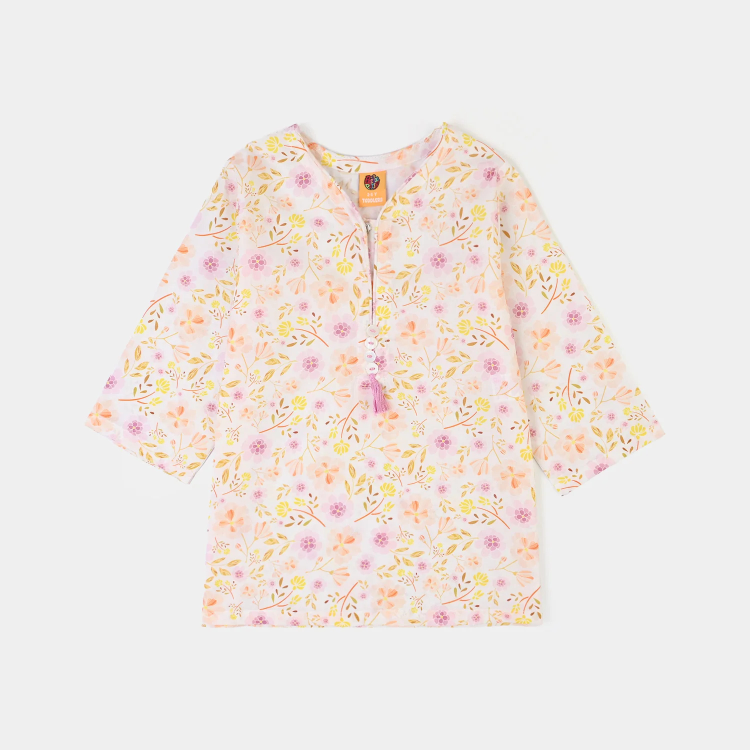 Girls Cotton Poplin Printed 2Piece Ditsy - Image 2