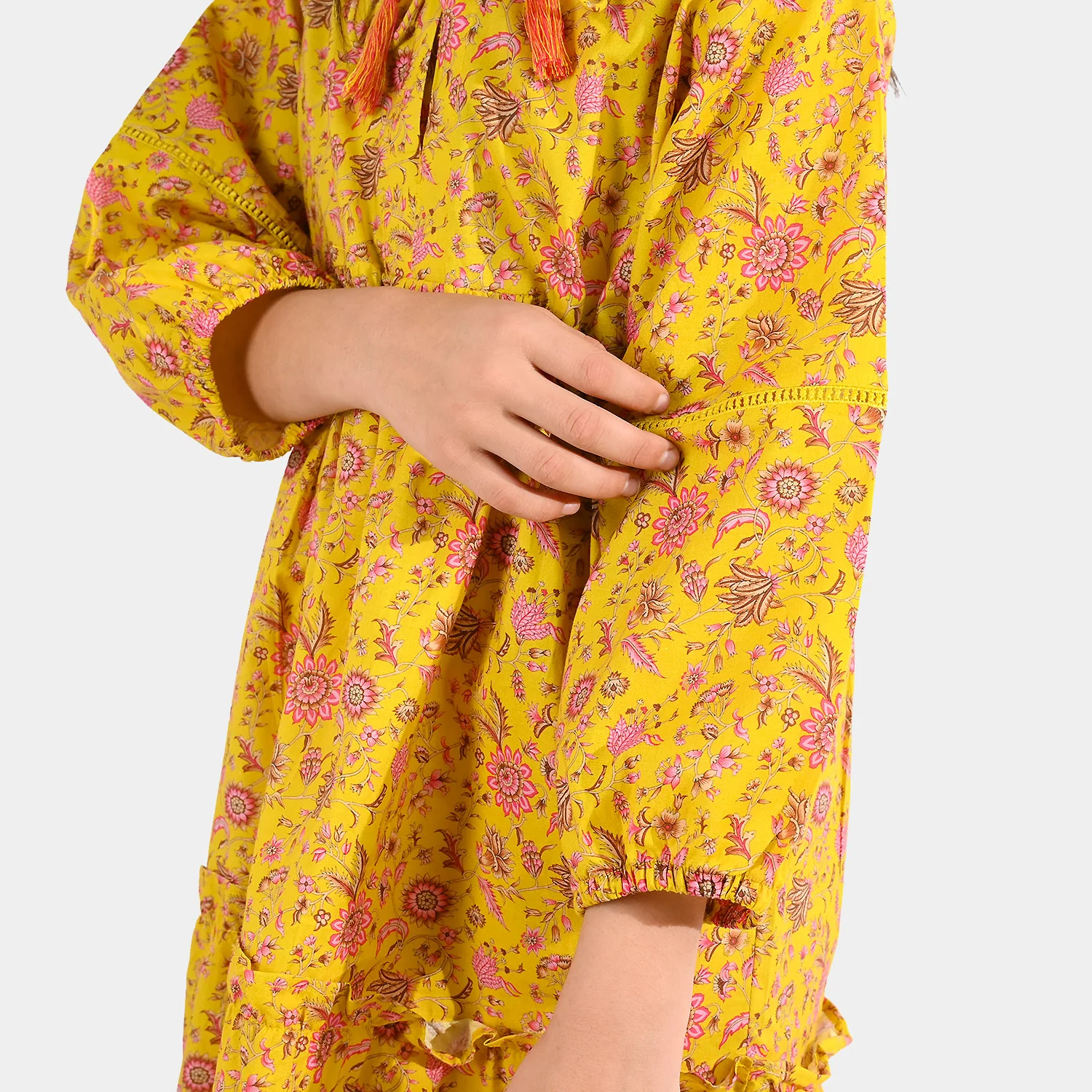 Girls Cotton Printed 2Pcs - Multi - Image 5