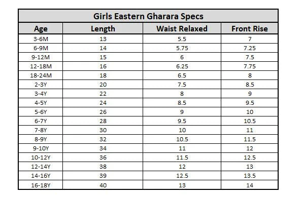 Girls Cotton Printed Gharara (Swan) – Black - Image 7