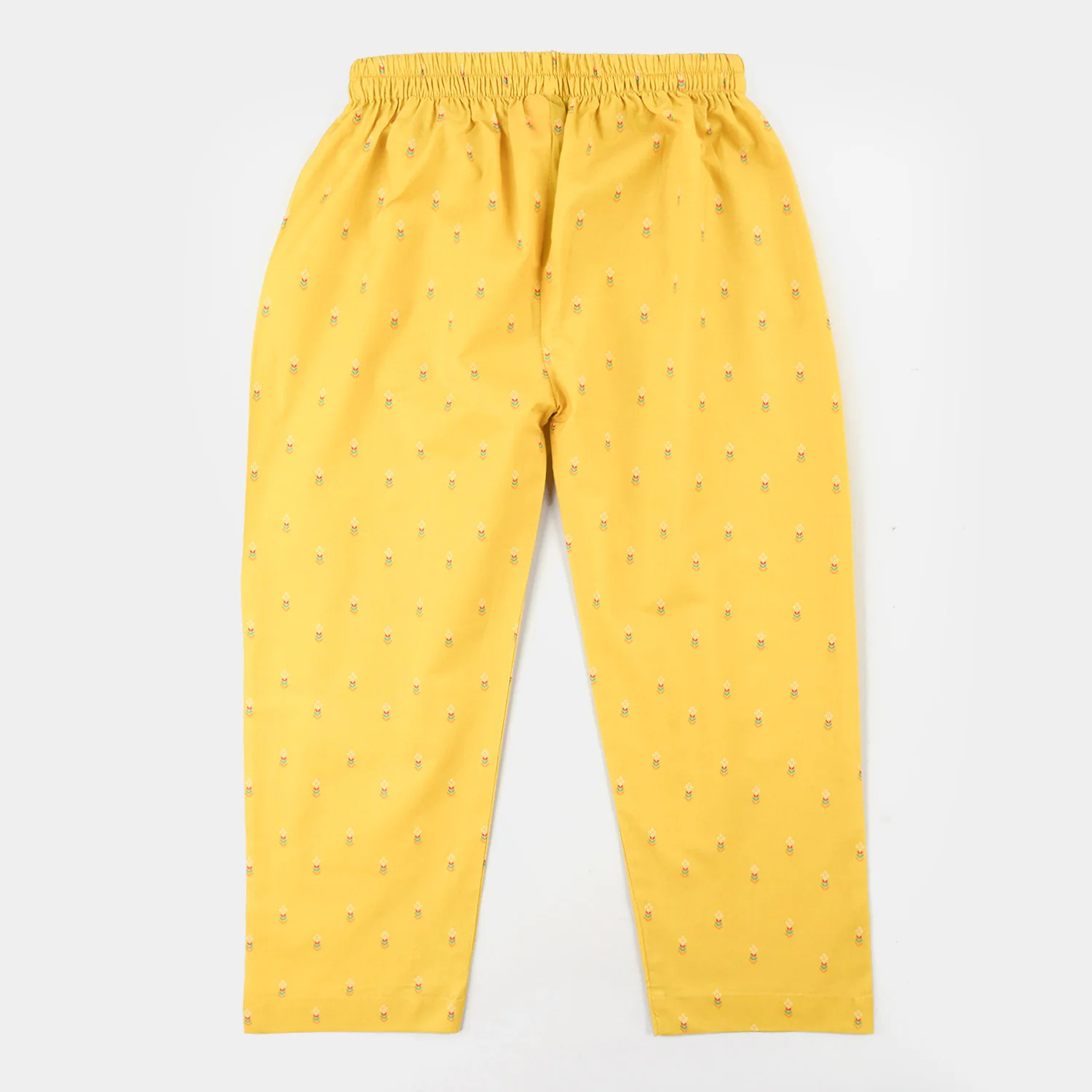 Girls Cotton Printed Pant (Sunny) – Yellow - Image 5