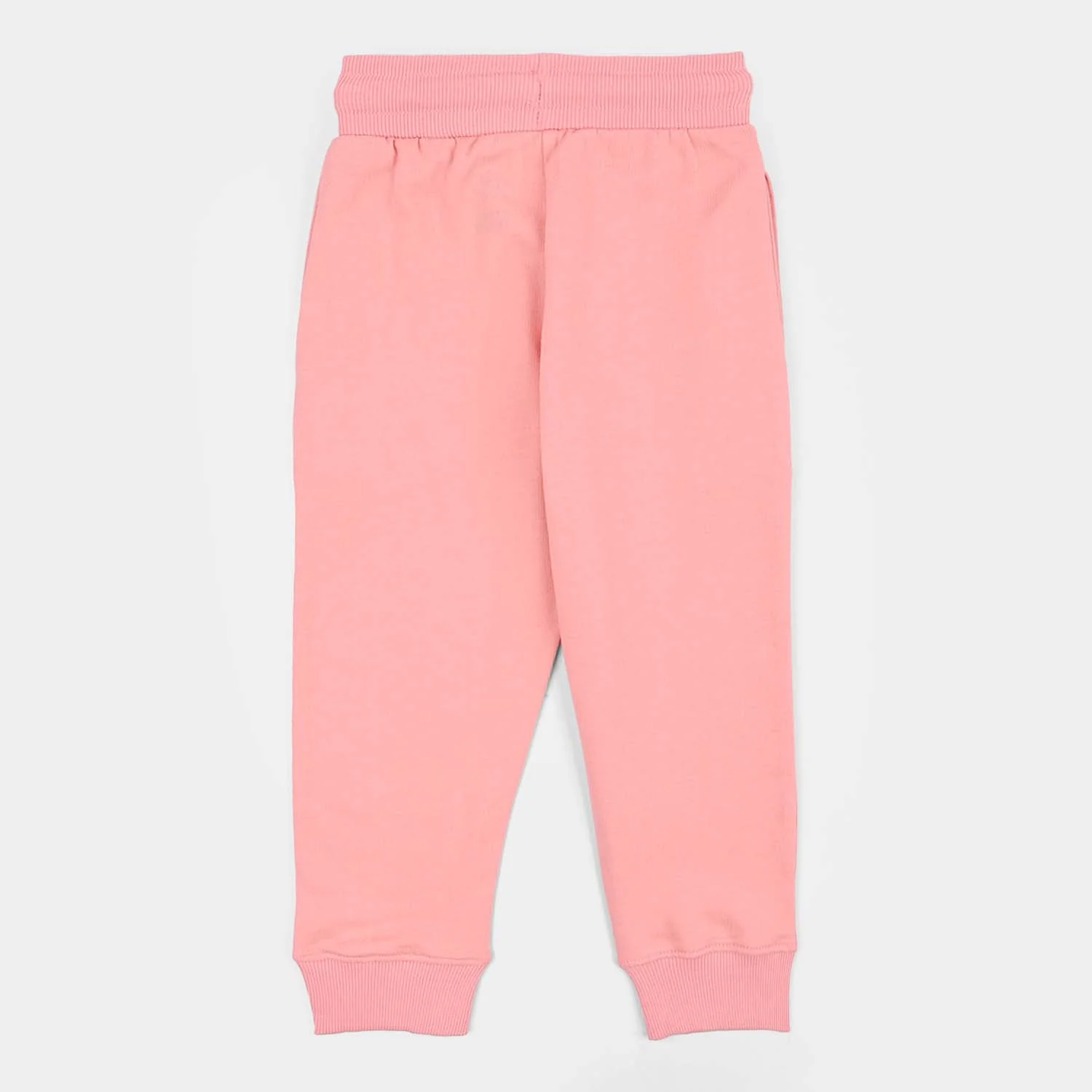 Girls Cotton Terry Pyjama Bloomer-Pink - Image 4
