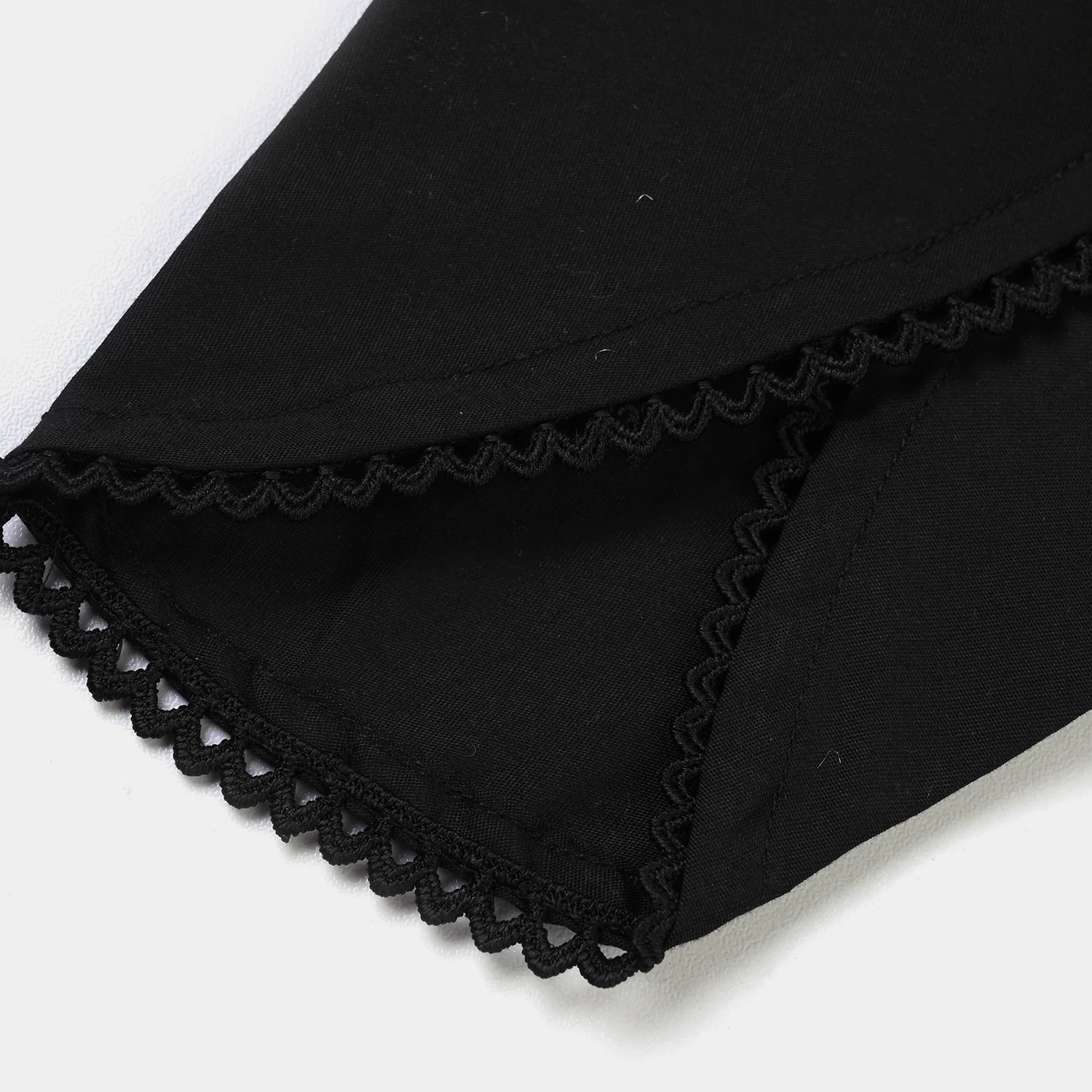 Girls Cotton Tulip Shalwar (Black) - Image 3