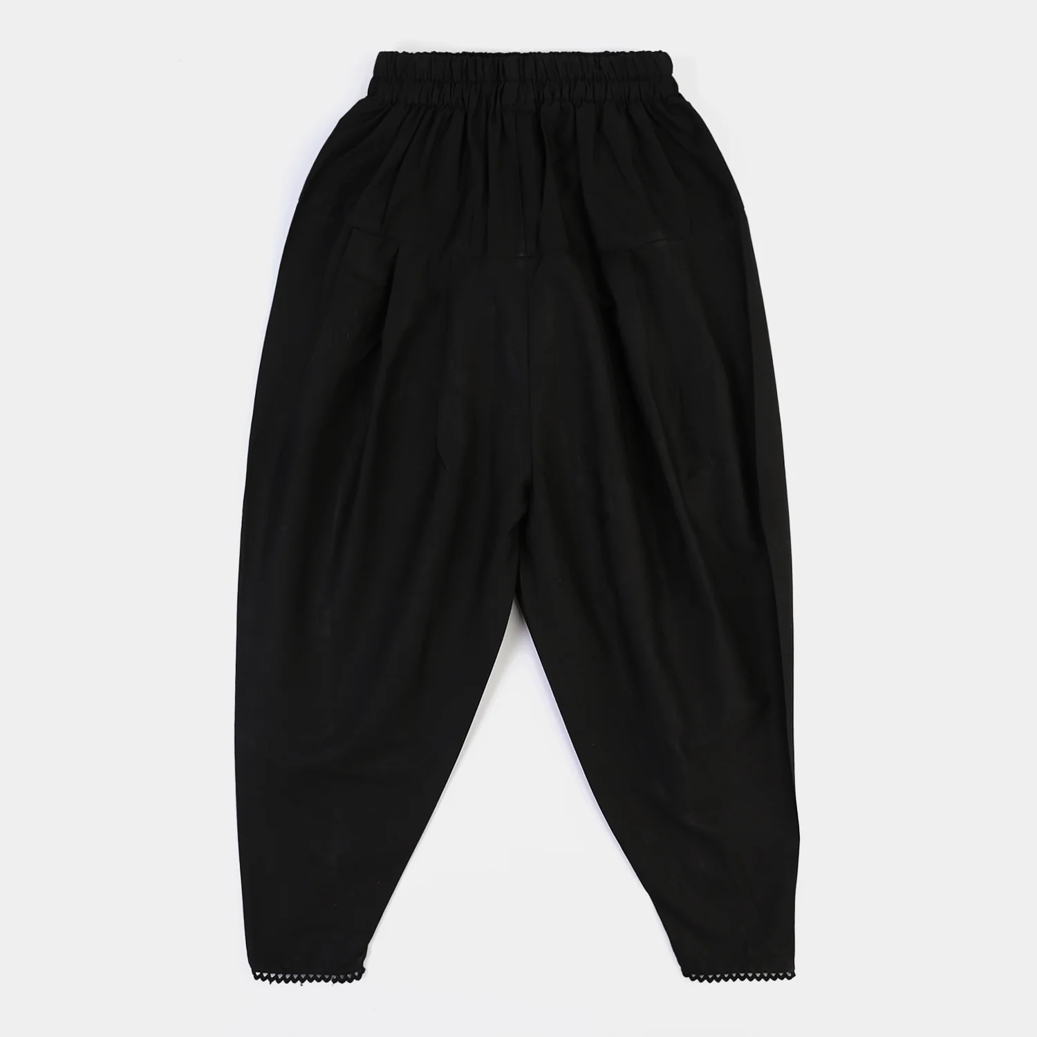 Girls Cotton Tulip Shalwar (Black) - Image 4