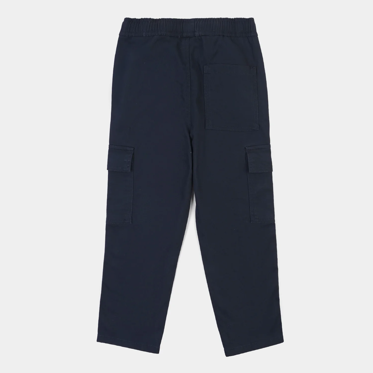 Girls Cotton Twill Pant Flap-Blue - Image 4