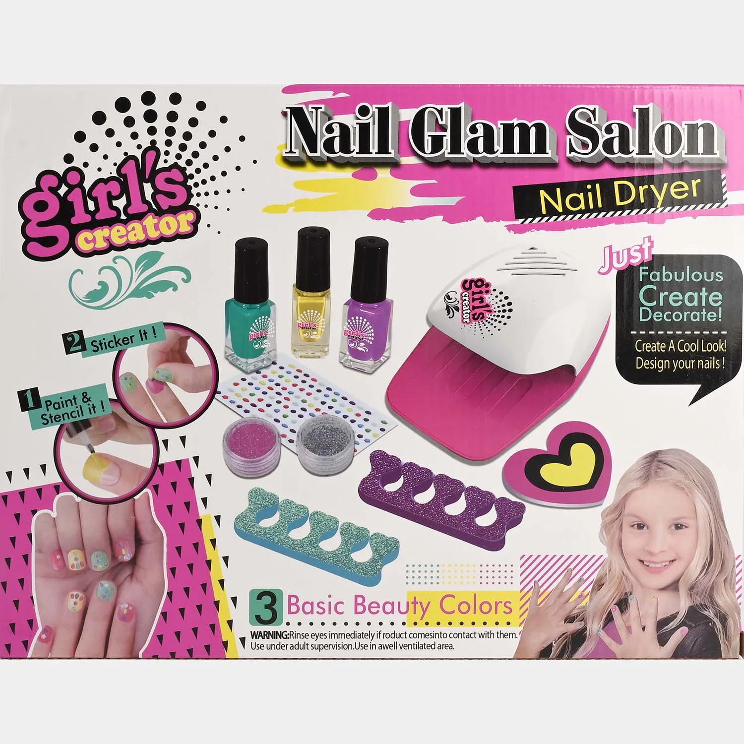 Girl's Creators Nail Glam Salon (MBK-326) - Image 4