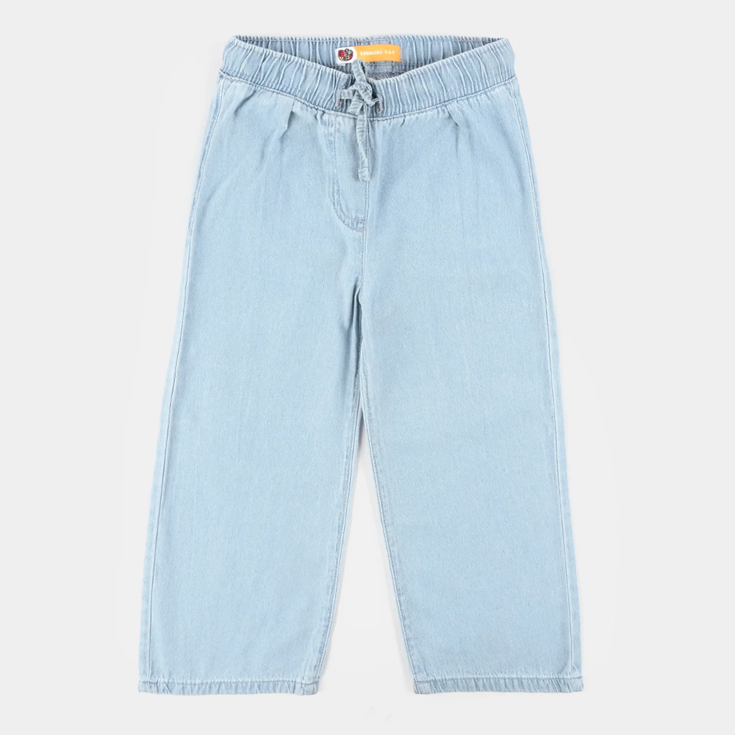 Girls Denim Stretch Pants (Yes) - Light Blue