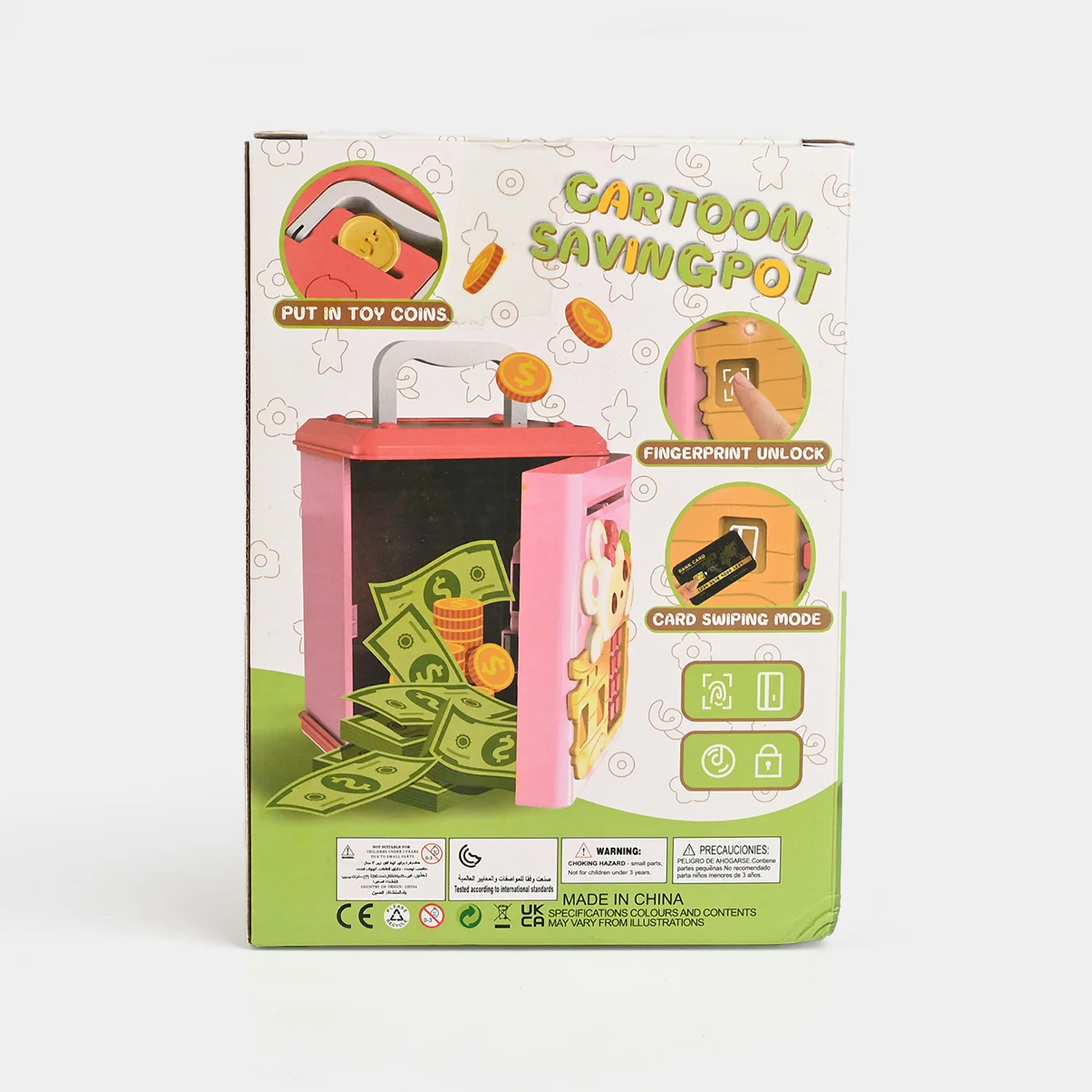 Girls Electronic Money Safe Piggy Bank with Password Lock - Image 7