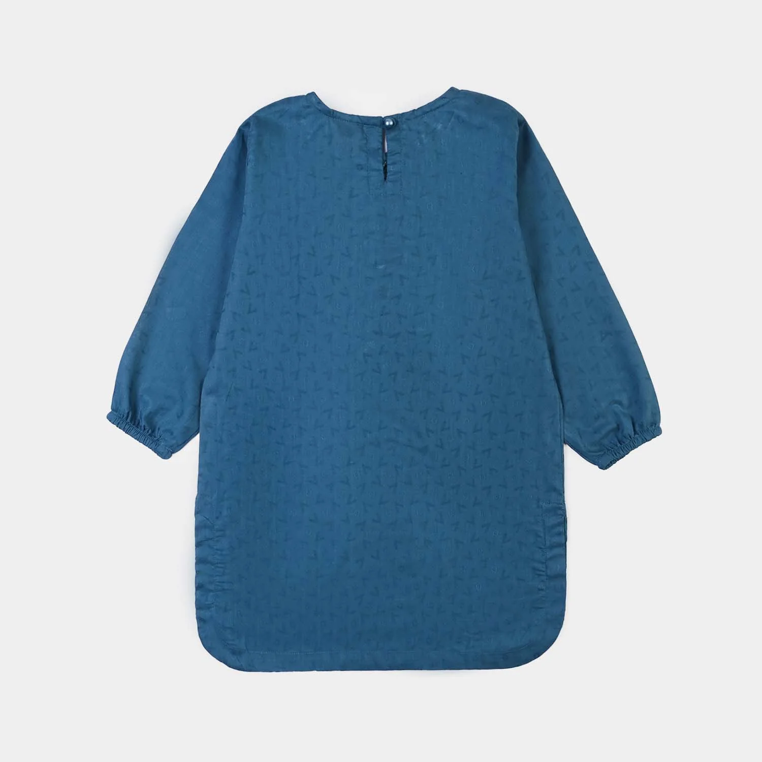 Girls Jacquard Emb 2Pcs Zareen - Teal.Blue - Image 4