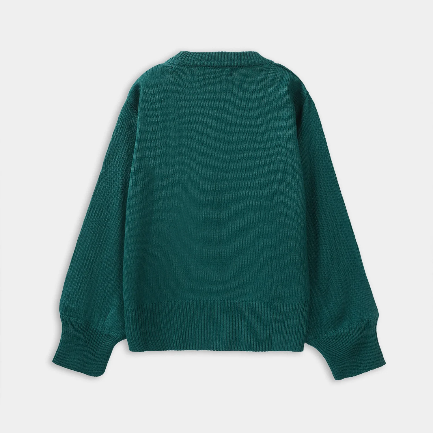 Girls F/S Sweater Keshi - Green - Image 6