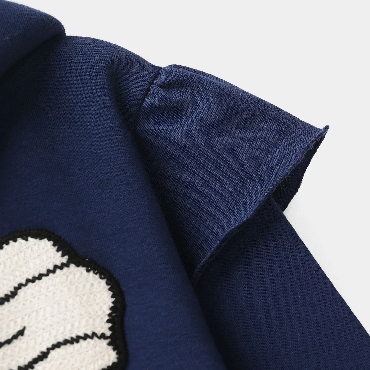 Girls Fleece Jacket (Bow) - Navy - Image 3