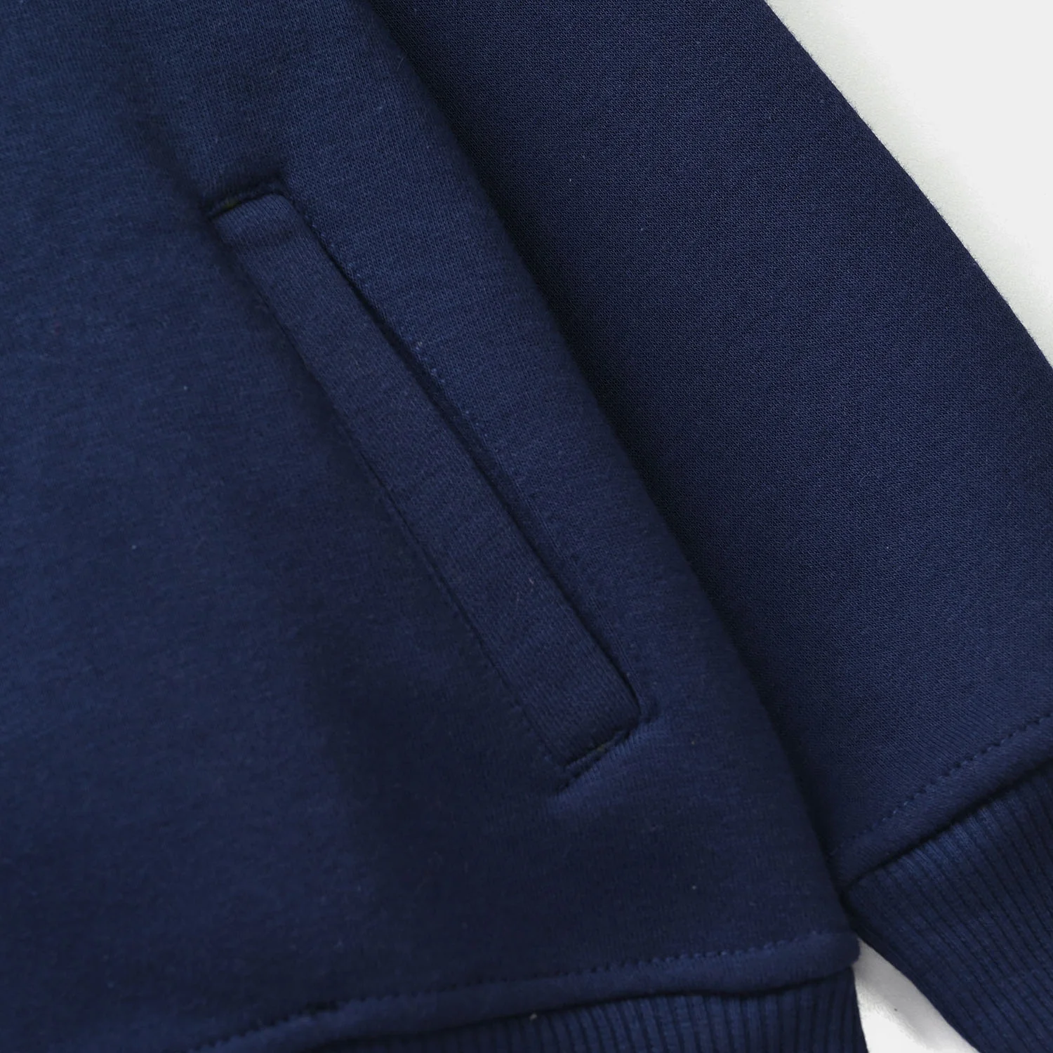 Girls Fleece Jacket (Bow) - Navy - Image 4