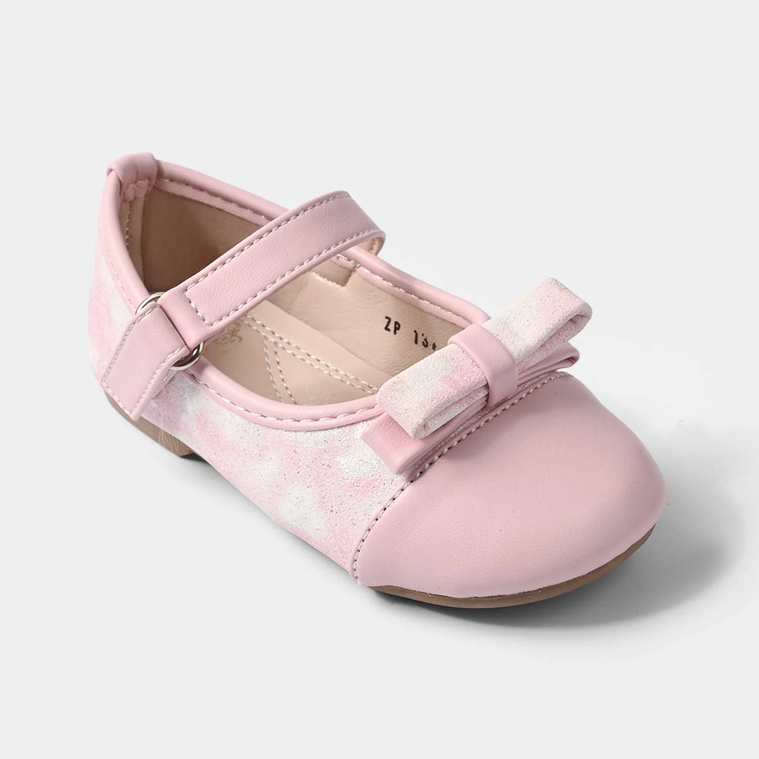 Girls Formal Pumps with Bow ZP-134 – Pink