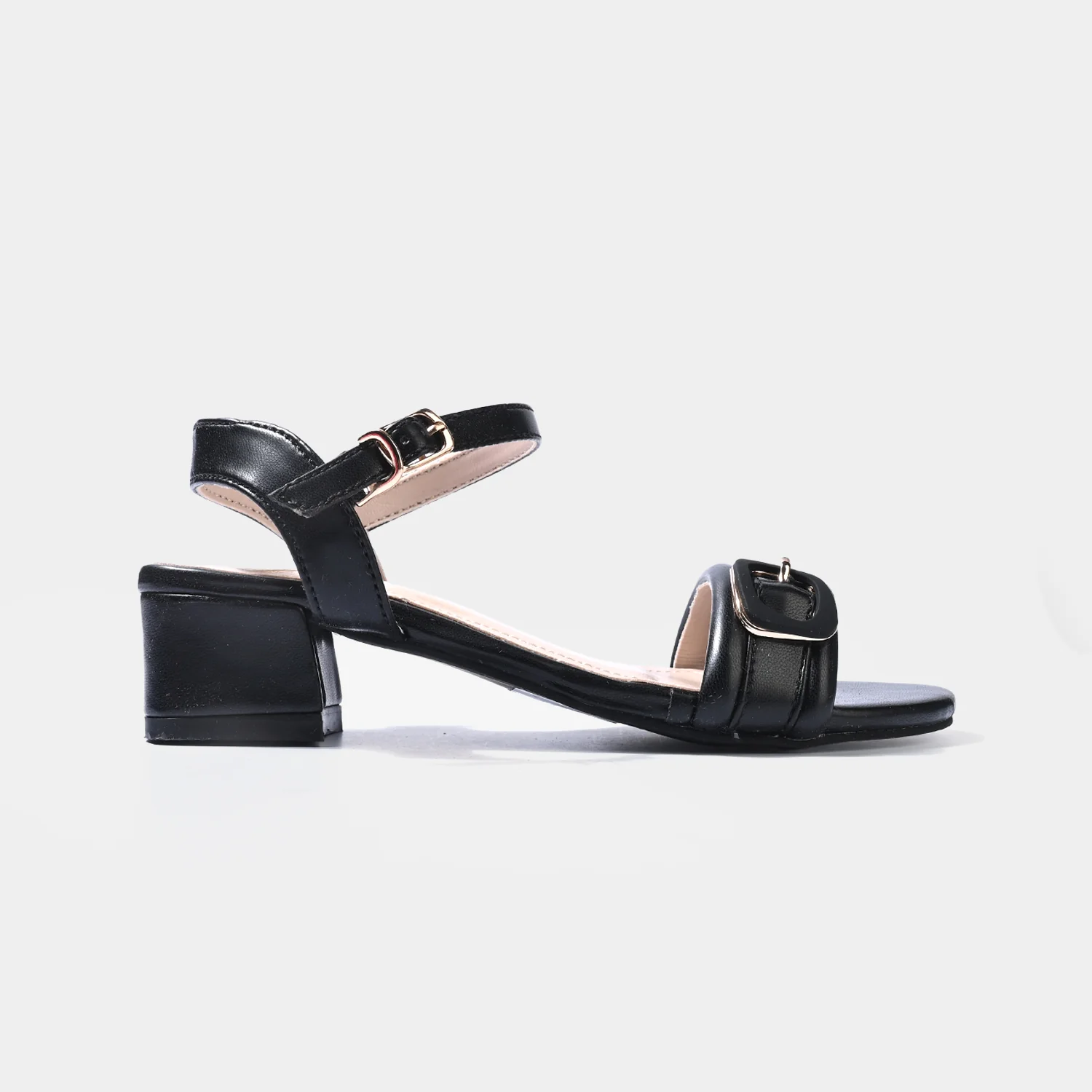 Girls Heel sandal ZP-108-BLACK - Image 4