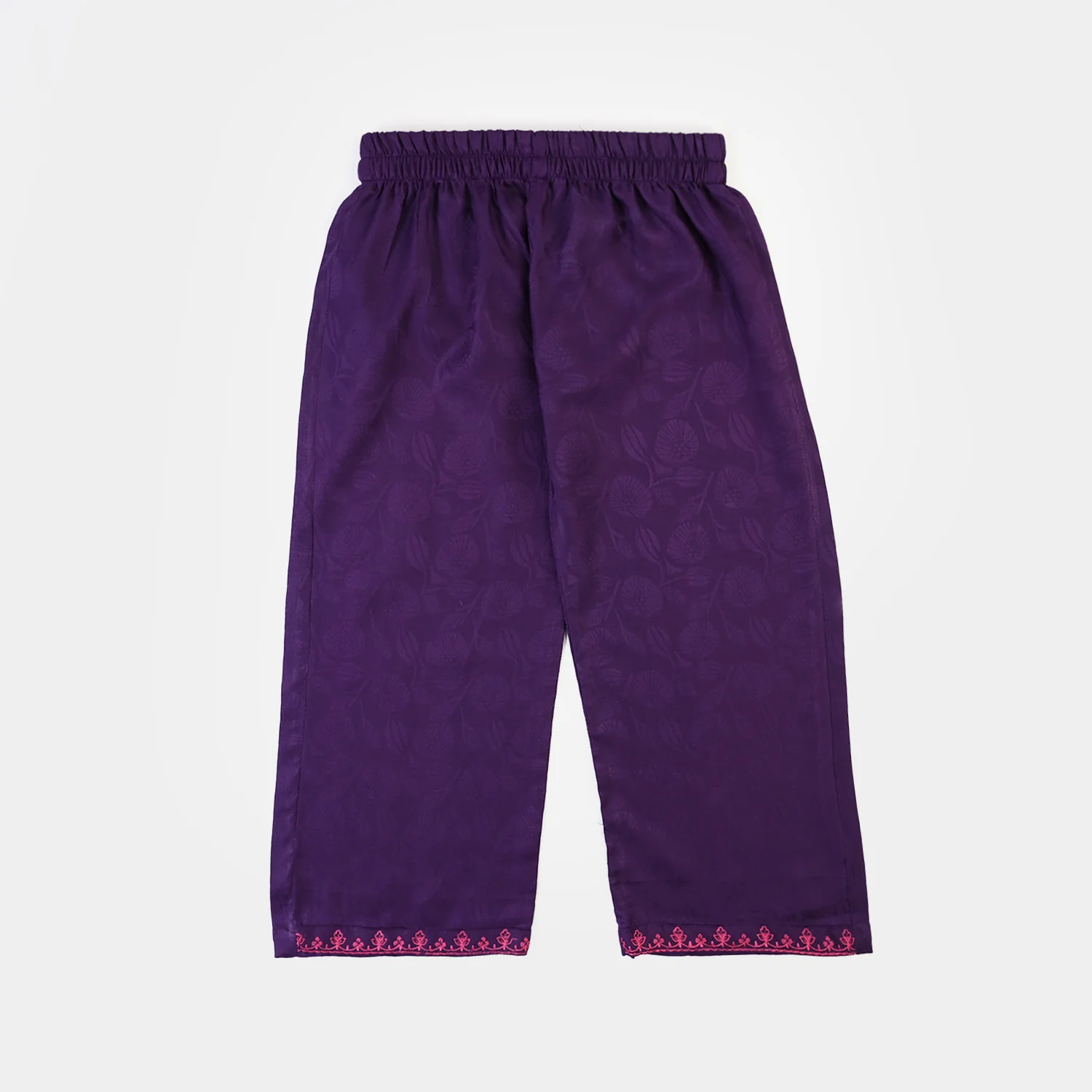 Girls Jacquard Emb 2Pcs Haya-Purple - Image 6