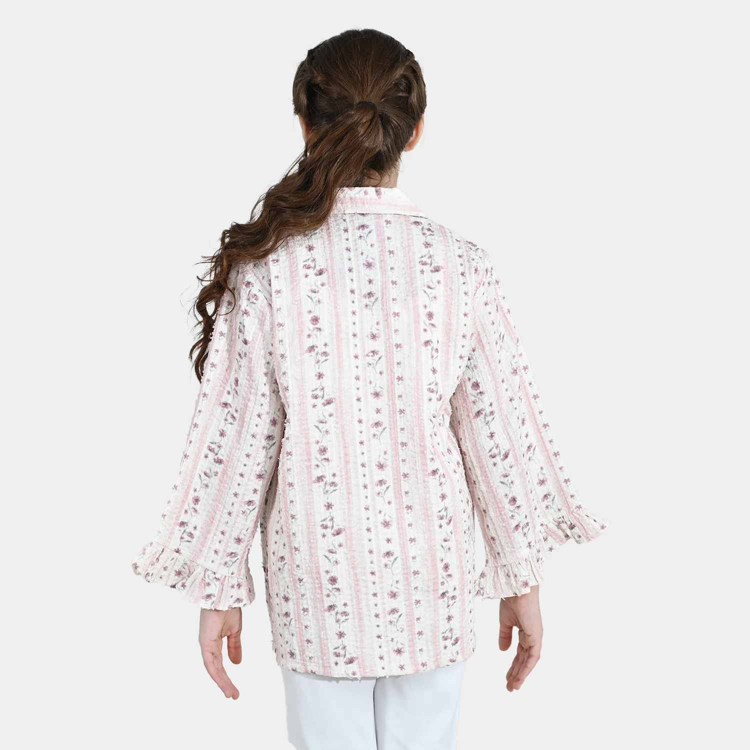 Girls Jacquard Top - Multi - Image 7