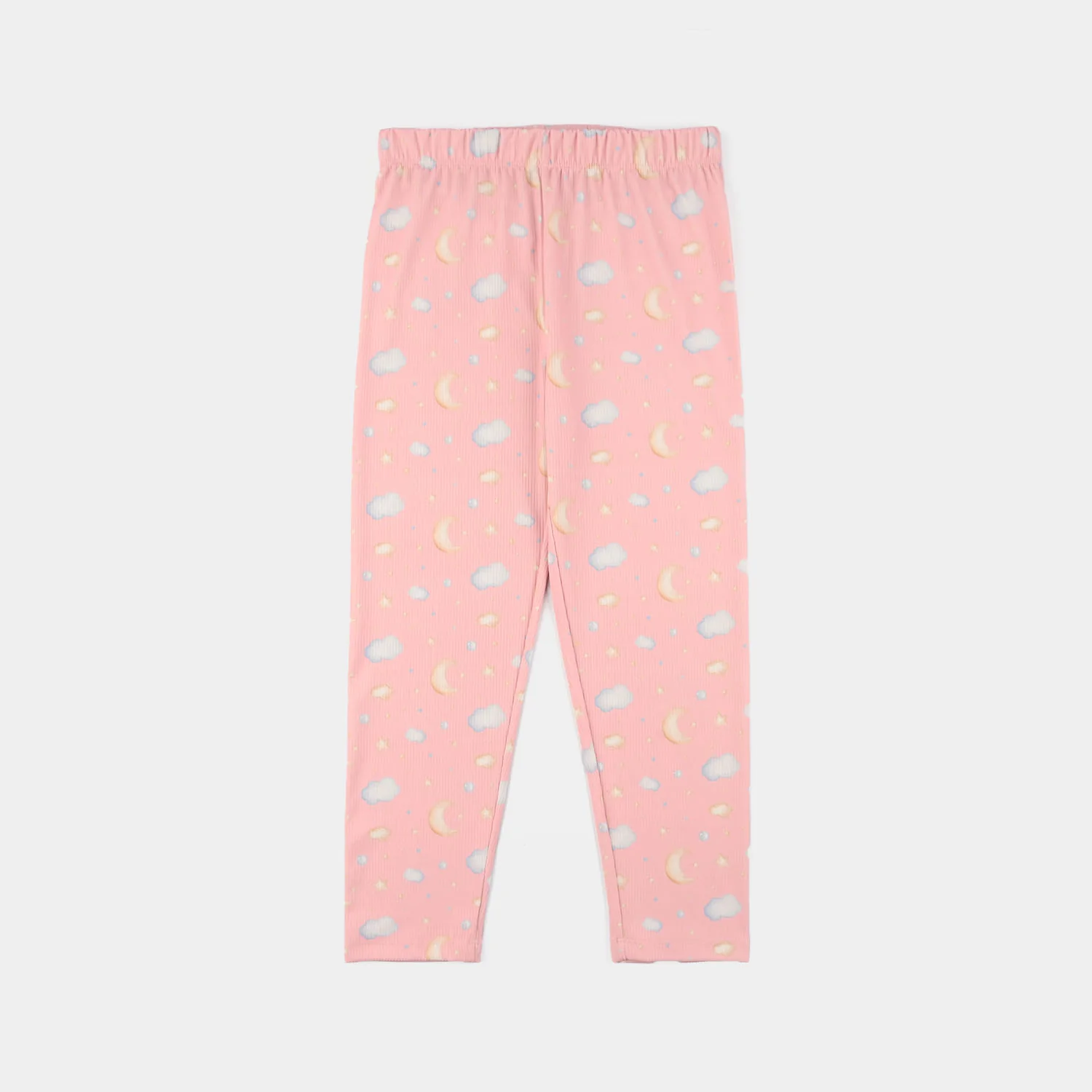 Girls Jersey/Terry Night Suit (Star & Moon) – Pink - Image 6